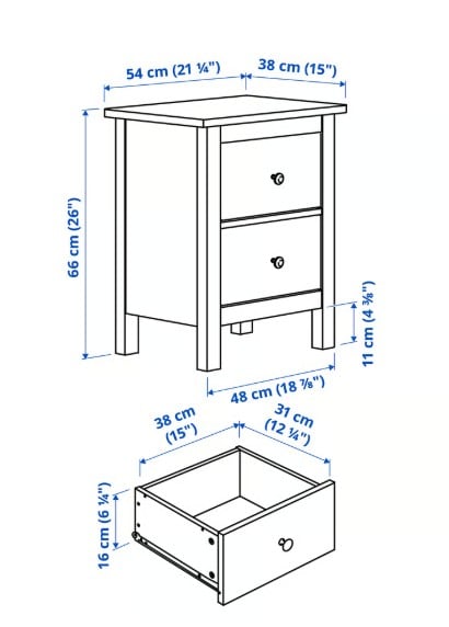 IKEA Bedside Table - Image 4