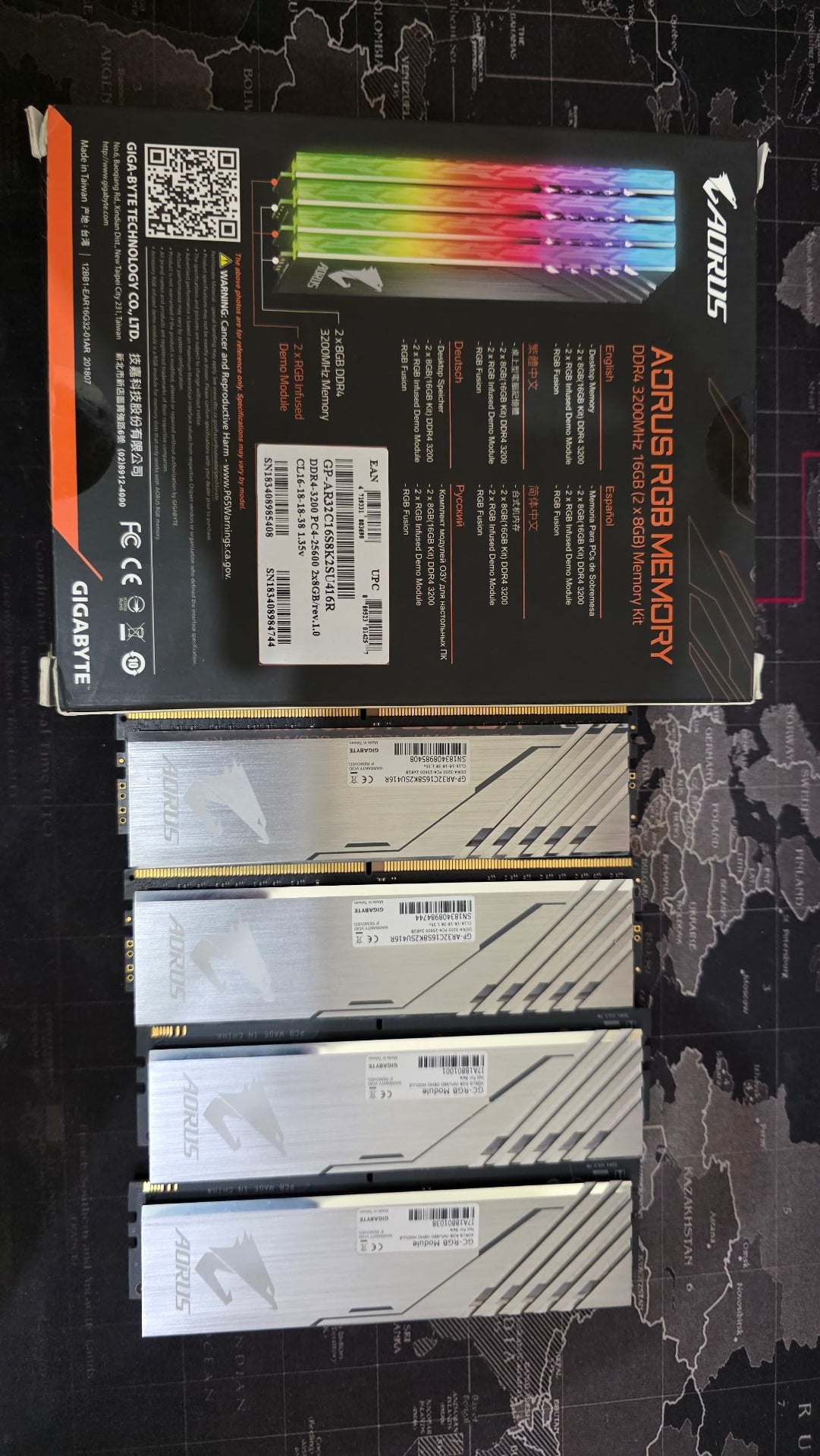 AORUS RGB Memory 16GB (2x8GB) 3200MHz (With Demo Kit)(Limited Edition) - Image 3