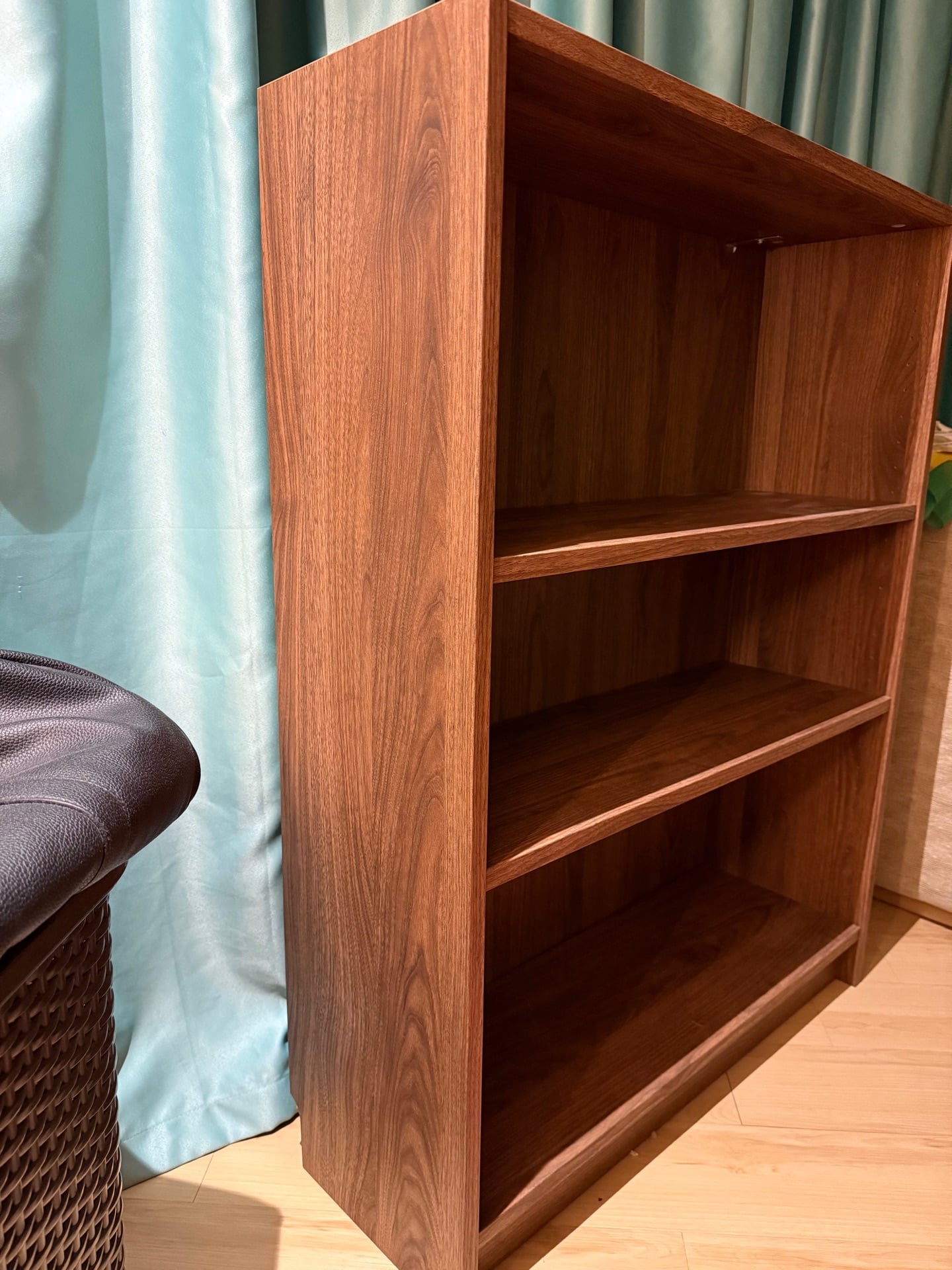 Modern Walnut Bookshelf - Excellent Condition - Image 3