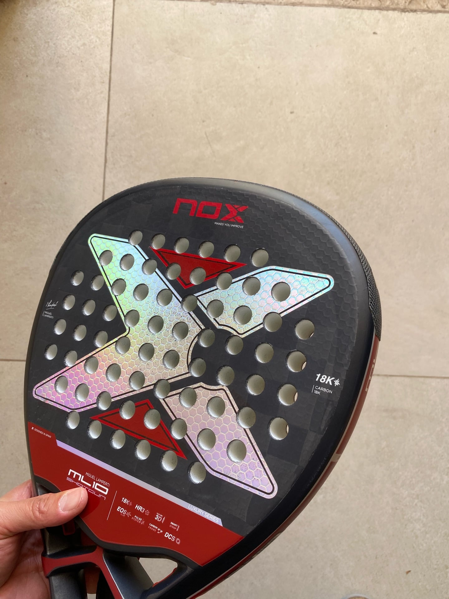 NOX ML10 ShotGun 18k padel racket  - Image 4