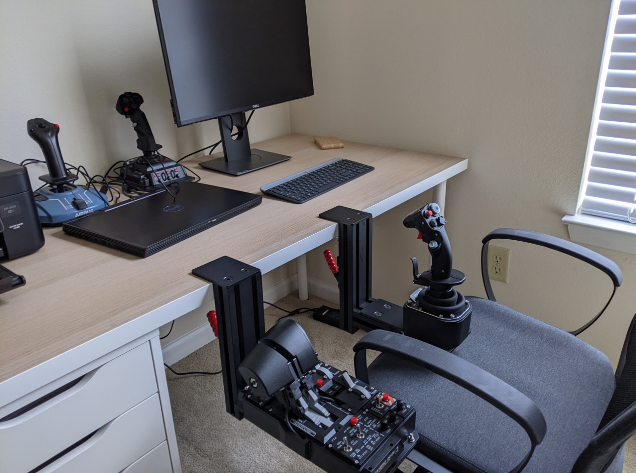 TM HOTAS Warthog Stick & Throttle + Monstertech Mounts - Image 2