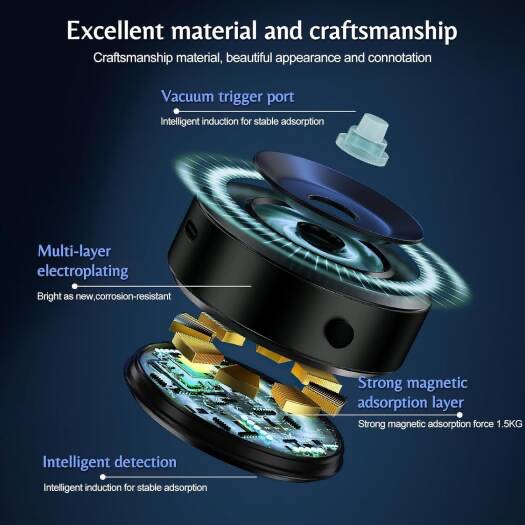 Smart Vacuum Suction Phone Holder (Model X8/X8Q) - Brand New - Image 4