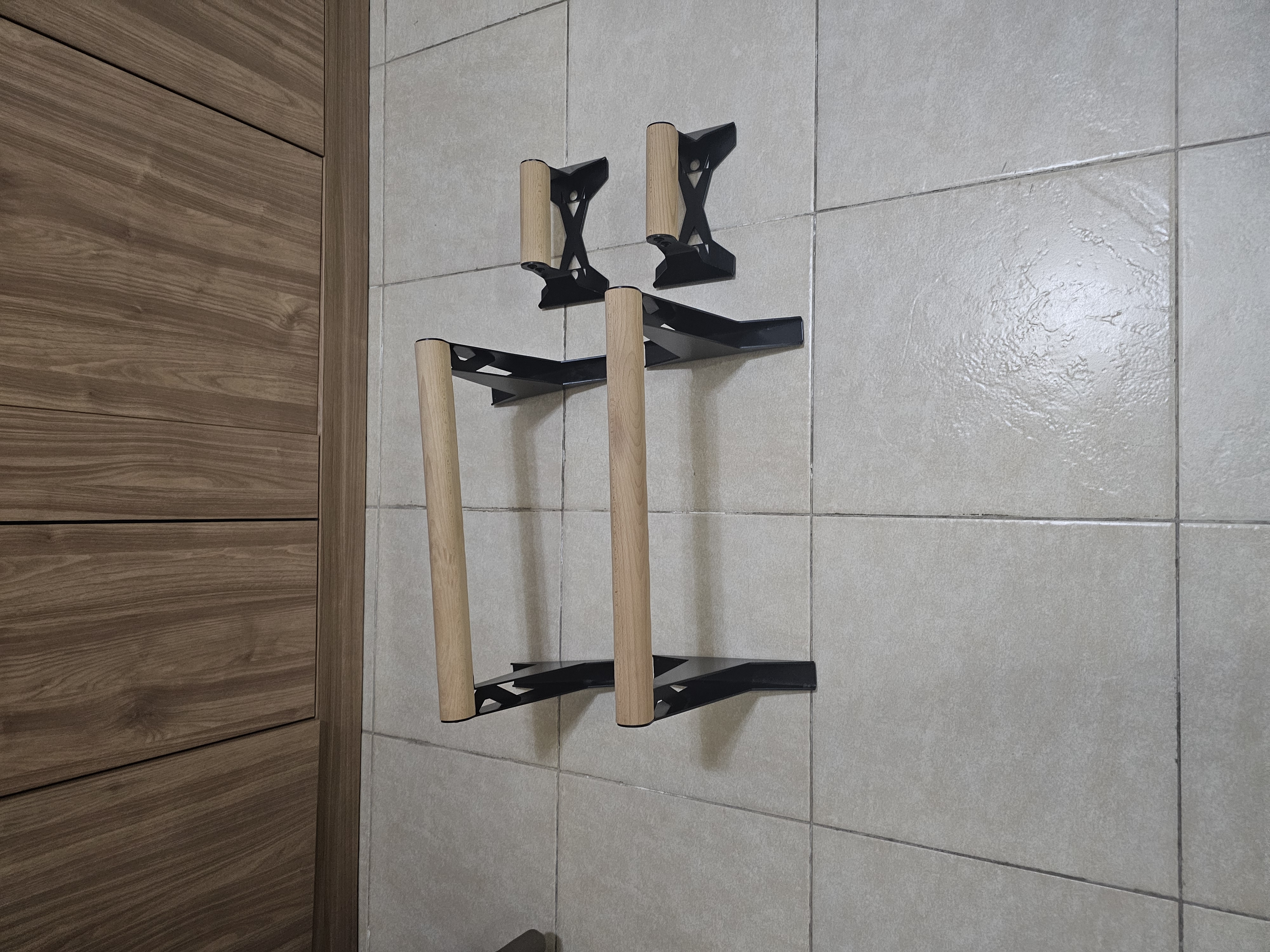 Wooden Push-Up Bars & Parallettes (Ergonomic Grip | Premium Quality) - Image 2