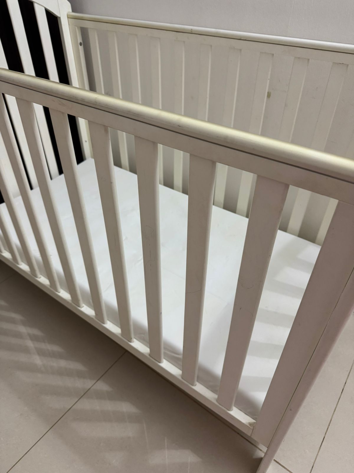 IKEA baby cot with mattress  - Image 2