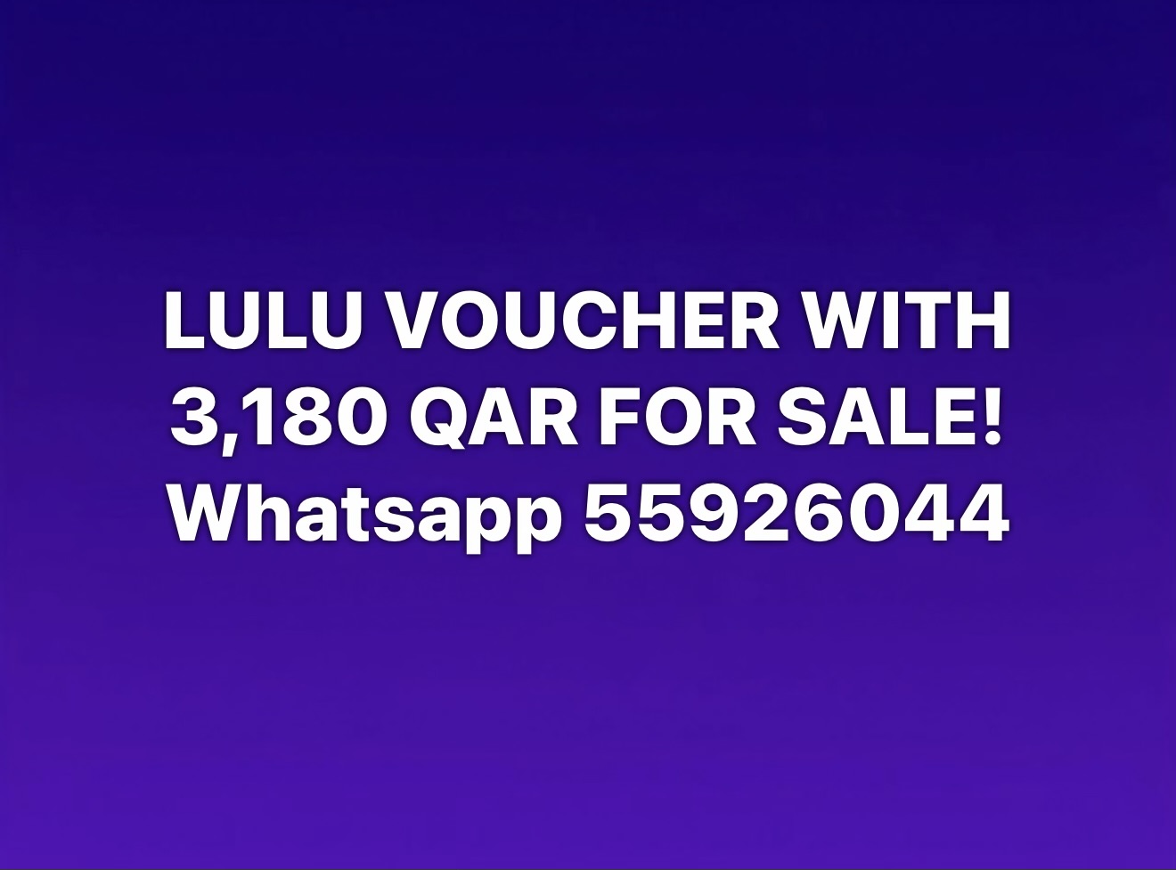 Lulu Voucher (3180qar) - Image 4