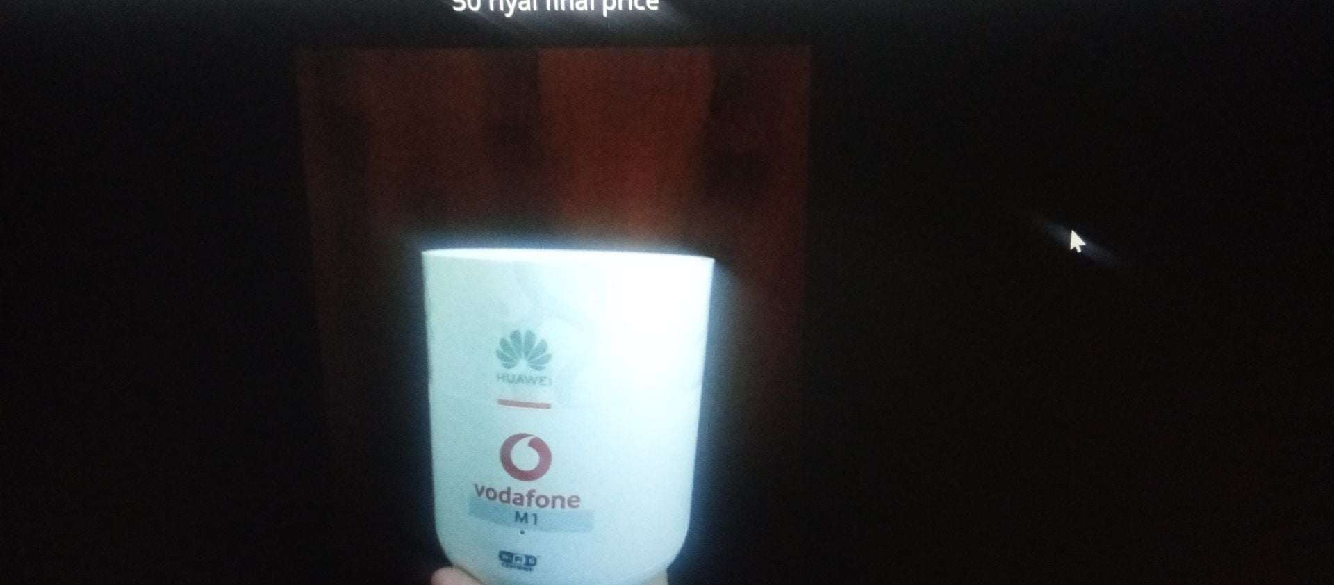 50riyal fixed Vodafone wired WiFi router - Image 3