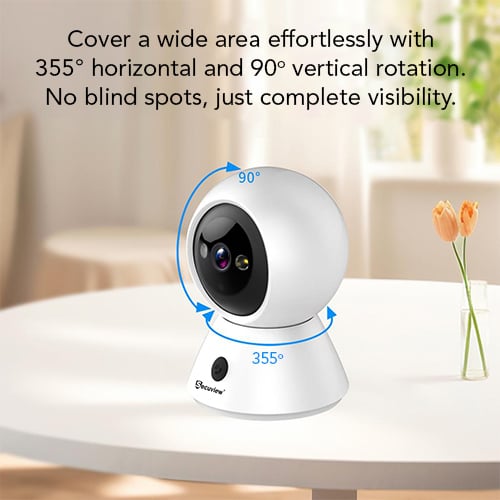 Secuview WiFi Indoor 2K PTZ Baby Monitor Camera - Image 6