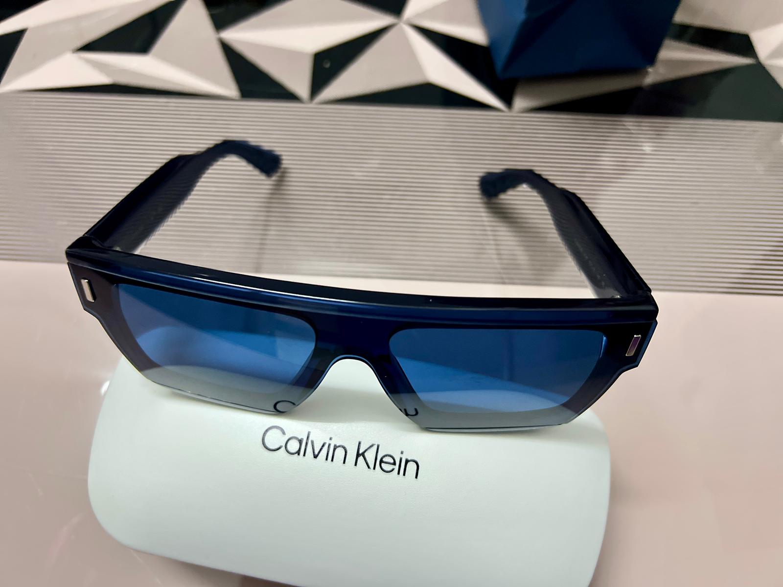 Authentic Calvin Klein (CK) Men’s Sunglasses – Blue – 50% OFF - Image 1