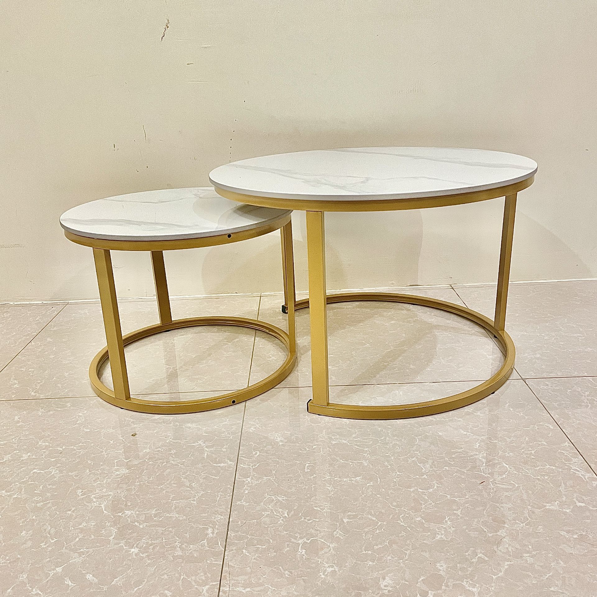 Coffee table, sintered stone table, marble table, desk, living room table, cente - Image 5