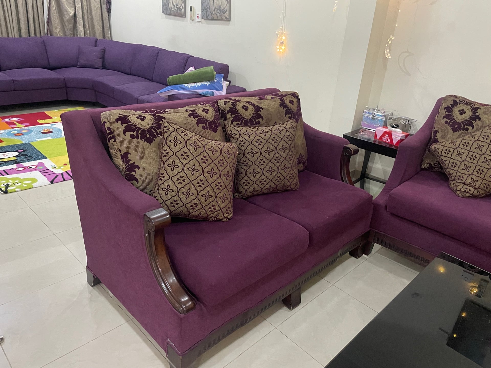 Used Living Room Sofa Set for Sale - Image 2