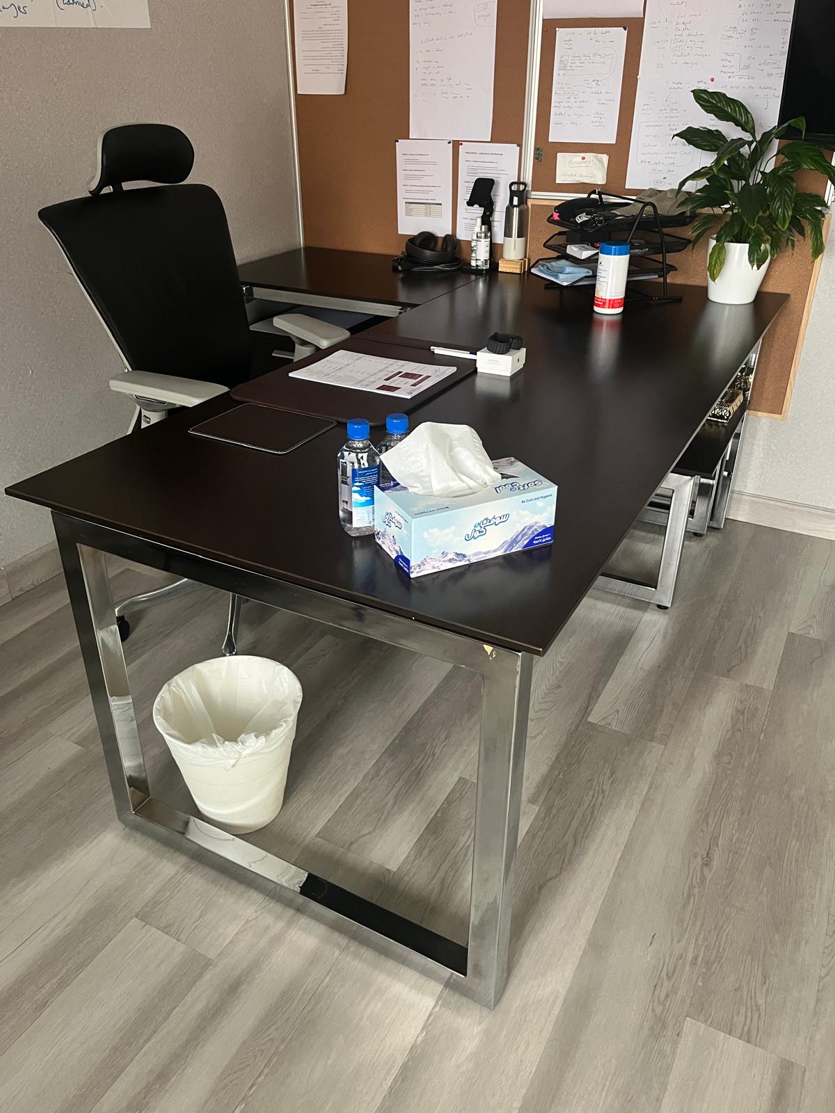 L-Shaped Desk with Chair - Image 2