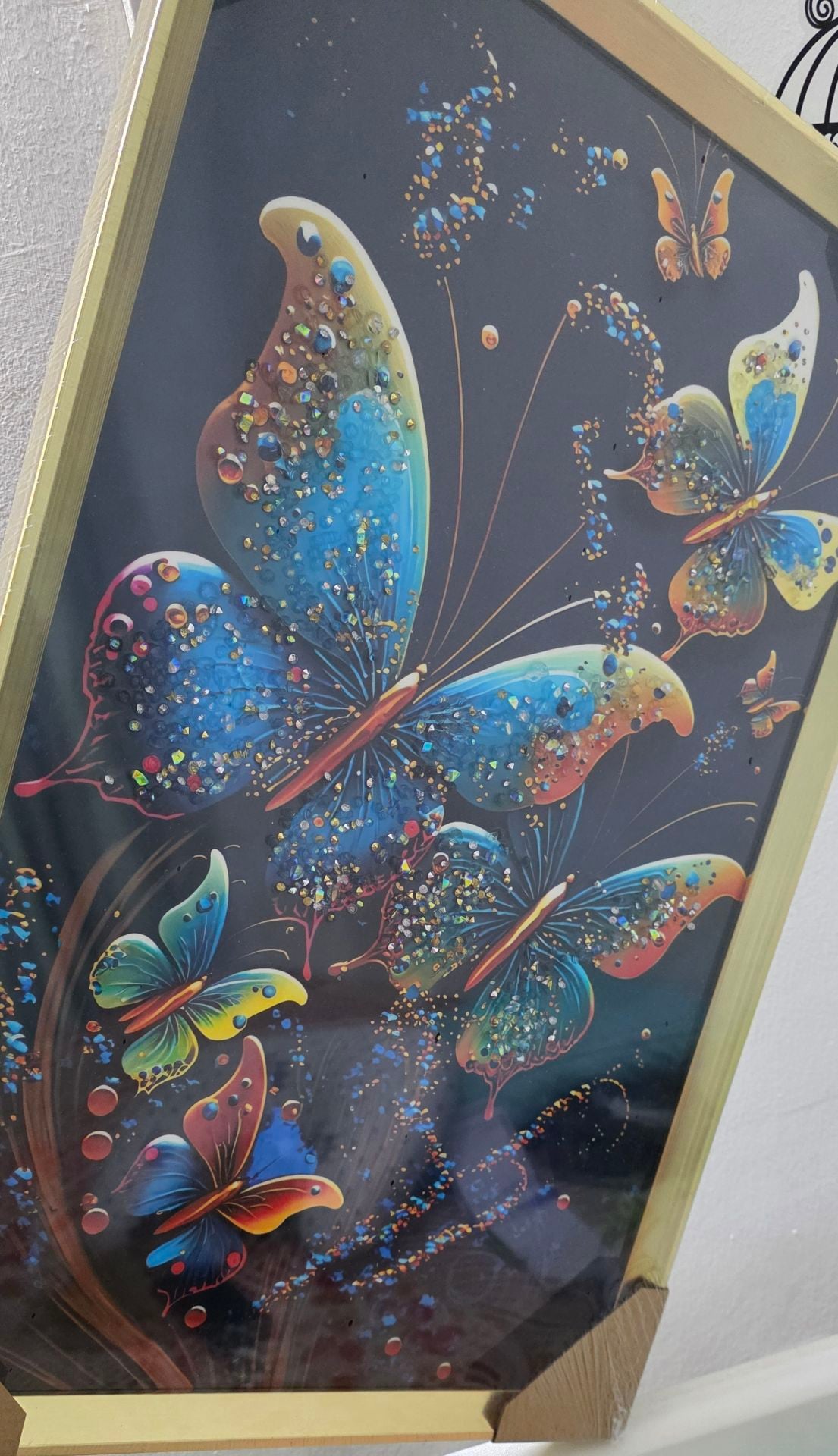 Modern Butterfly Wall Art Frame β 35x60 cm β Premium Decorative Piece - Image 1
