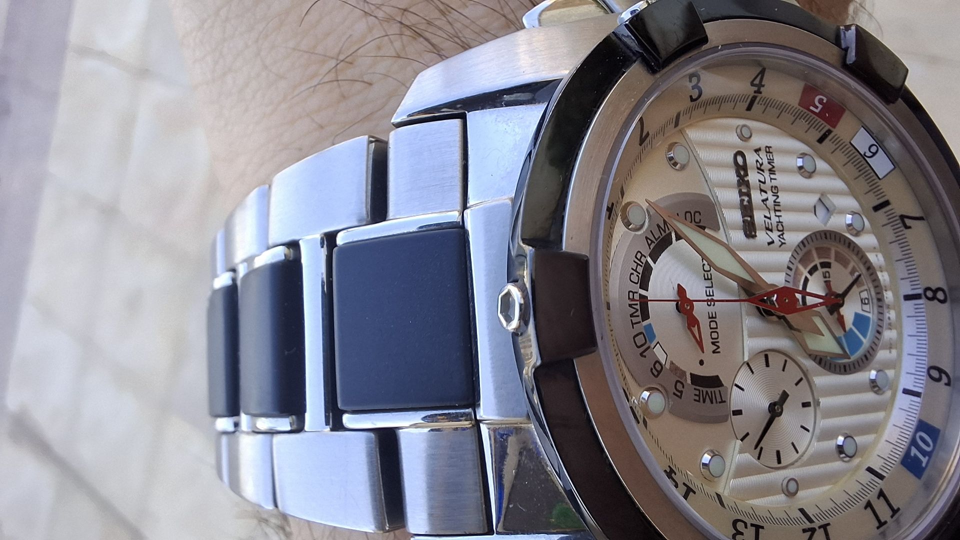 Seiko Velatura Yachting Timer Chronograph Ref. SPC005 (45mm, sapphire crystal) - Image 6