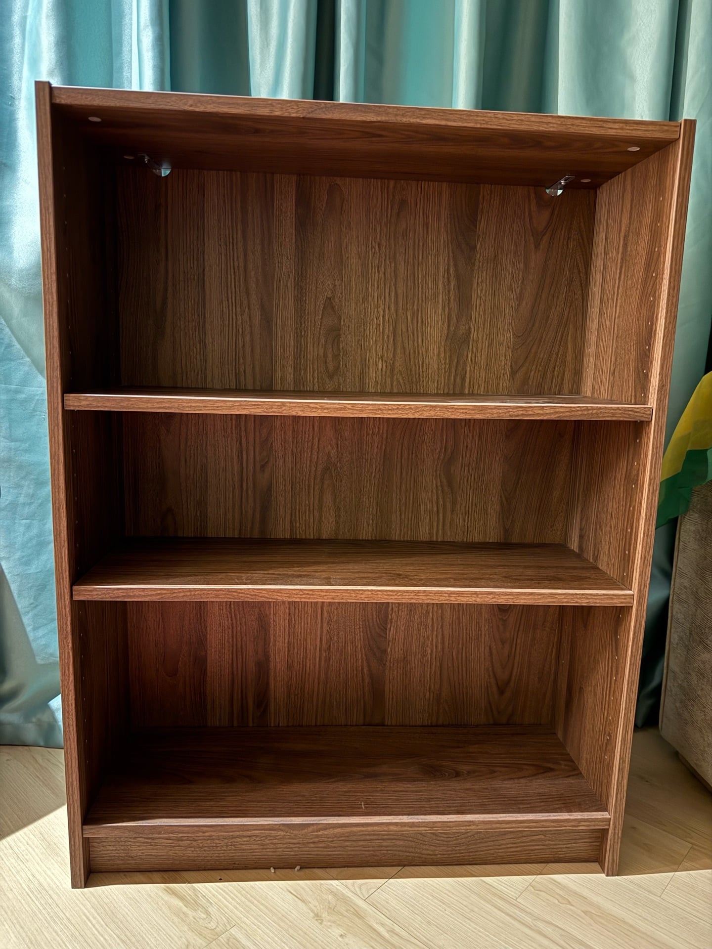 Modern Walnut Bookshelf - Excellent Condition - Image 1