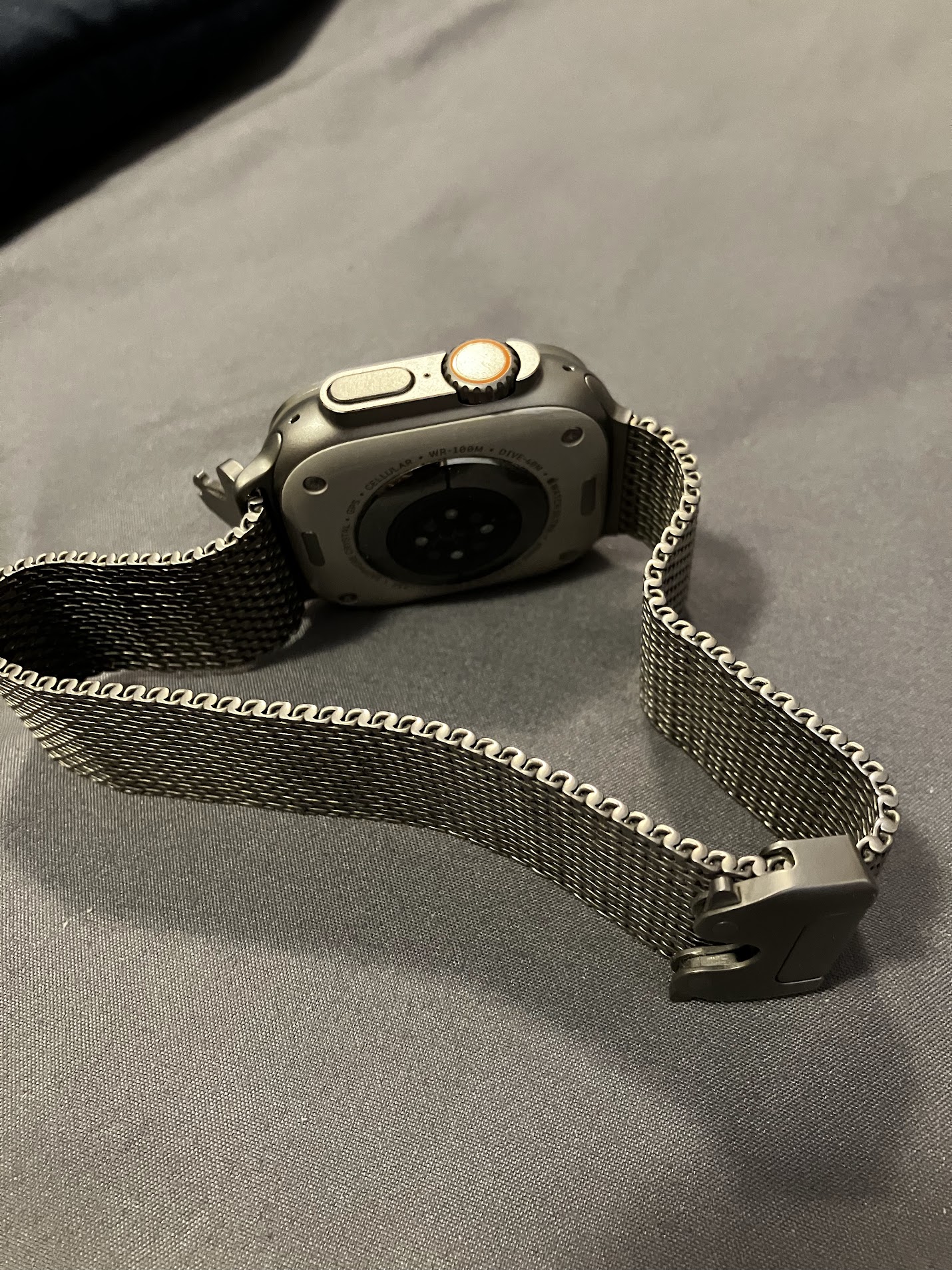 Like New Apple Watch Ultra 3 100% battery milanese band warranty - Image 6