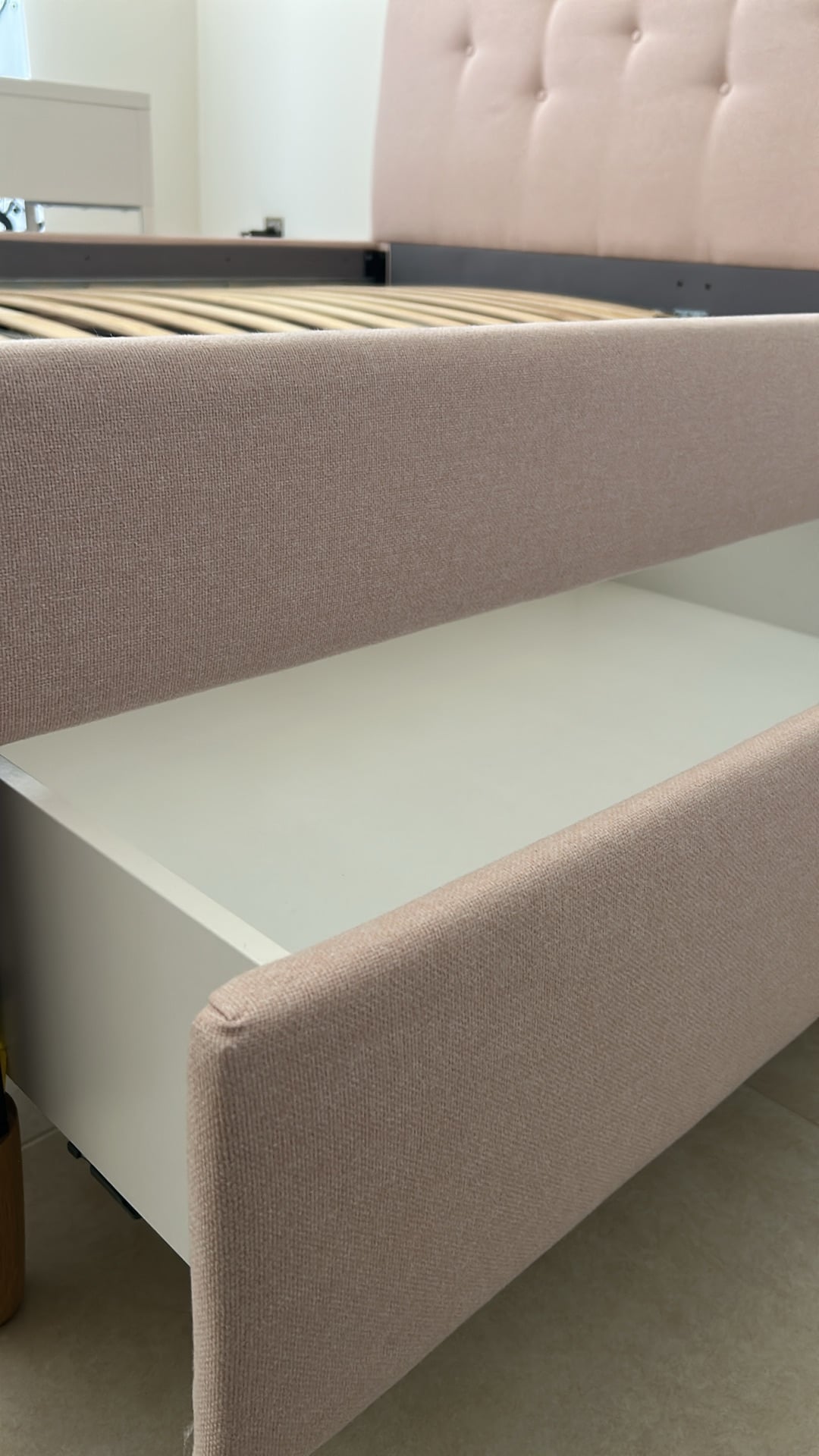 Ikea bed with storage 4 drawers without mattress 180x200cm king size - Image 3