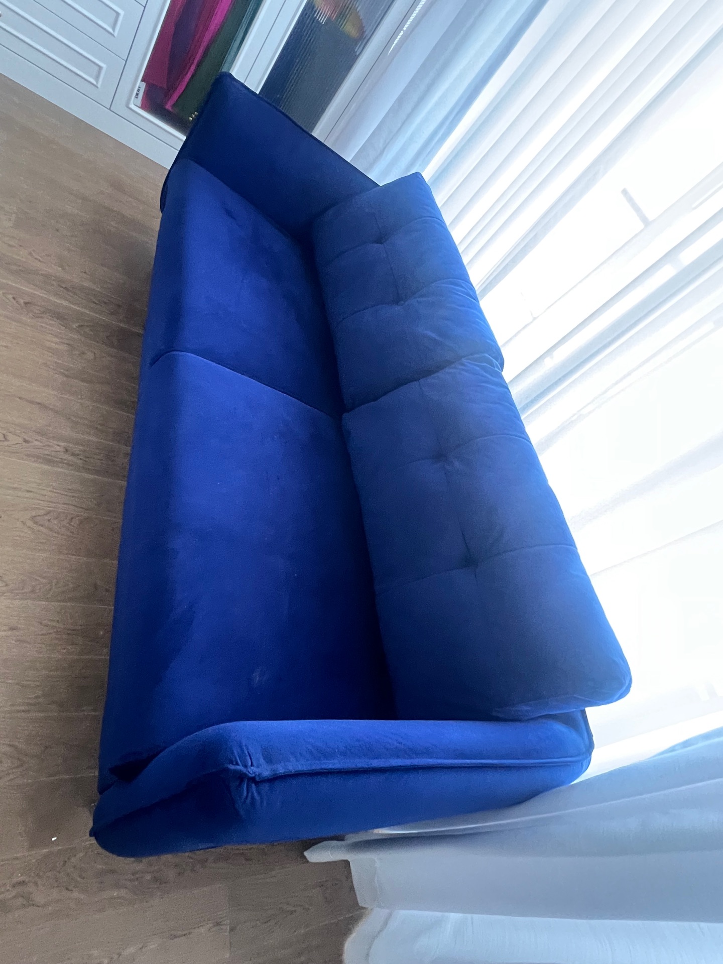 3 seater sofa only in royal Blue color  - Image 7