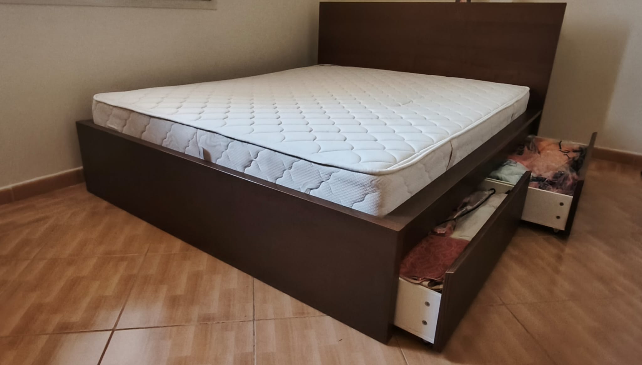 IKEA MALM Double Bed - Image 1