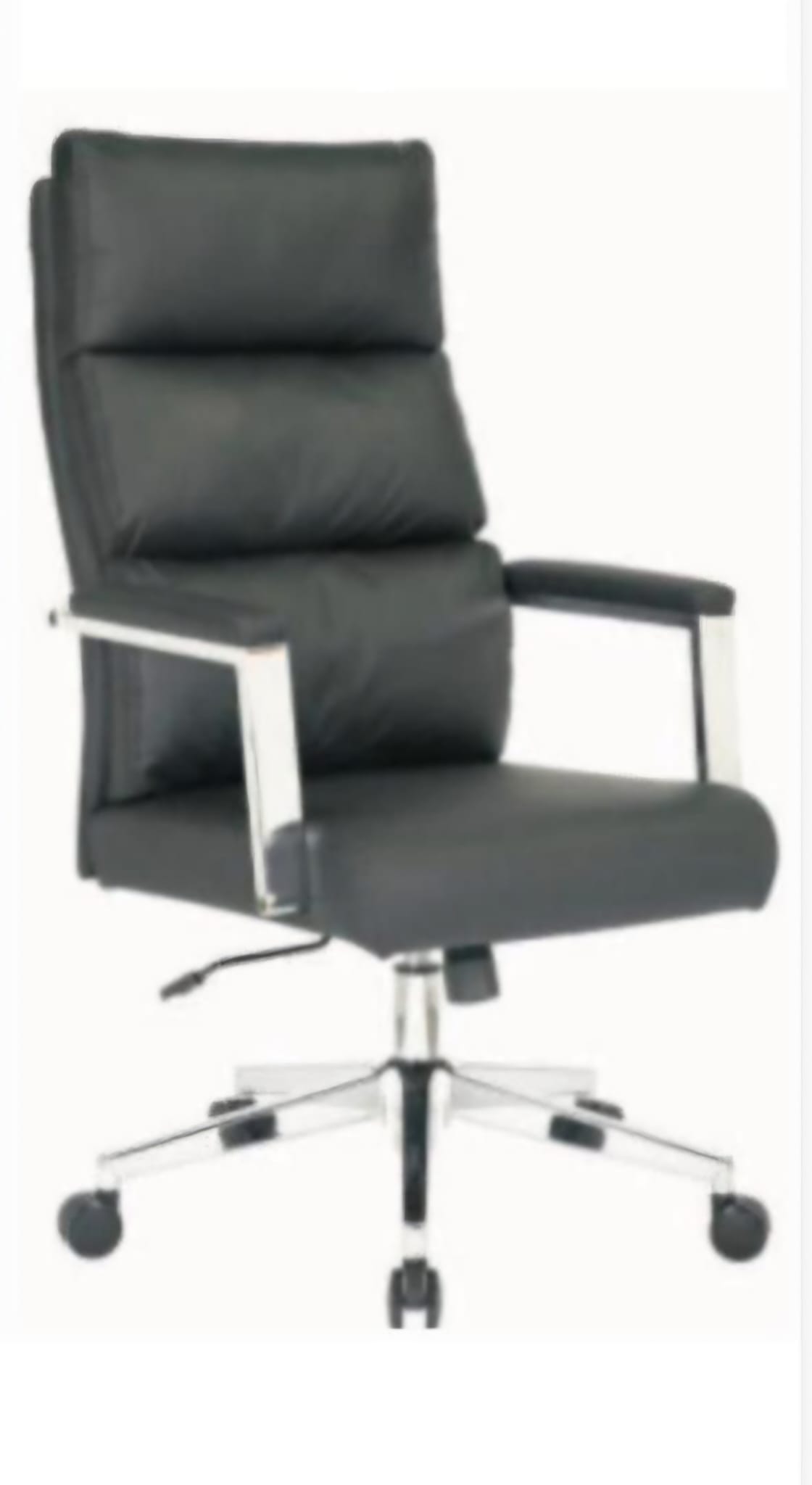 Executive Black PU Leather Chair - Image 4