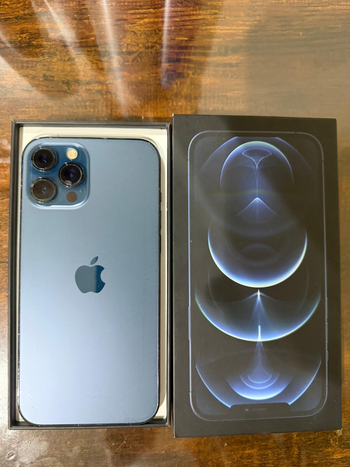 📱 iPhone 12 Pro Max – Pacific Blue – 256GB (Like New) - Image 4