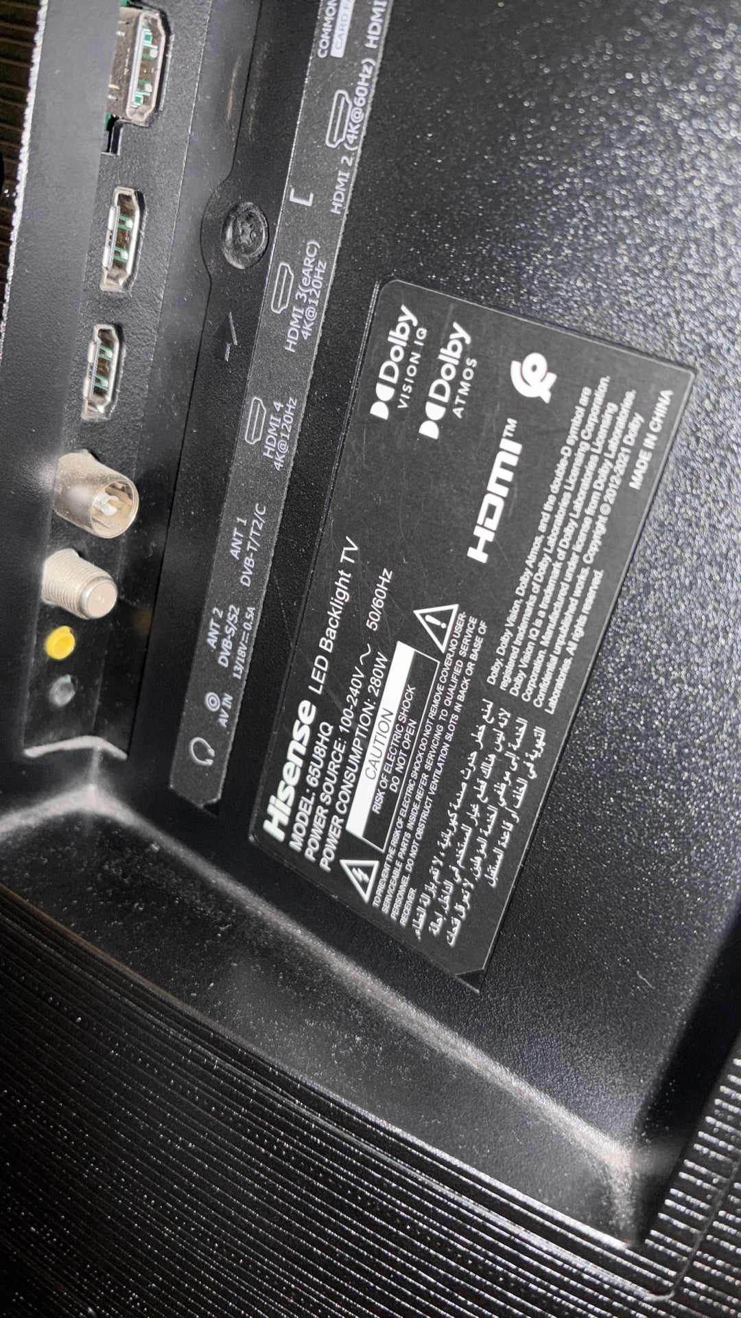 Selling my Hisense 65-inch Mini-LED ULED 4K Smart TV. - Image 4