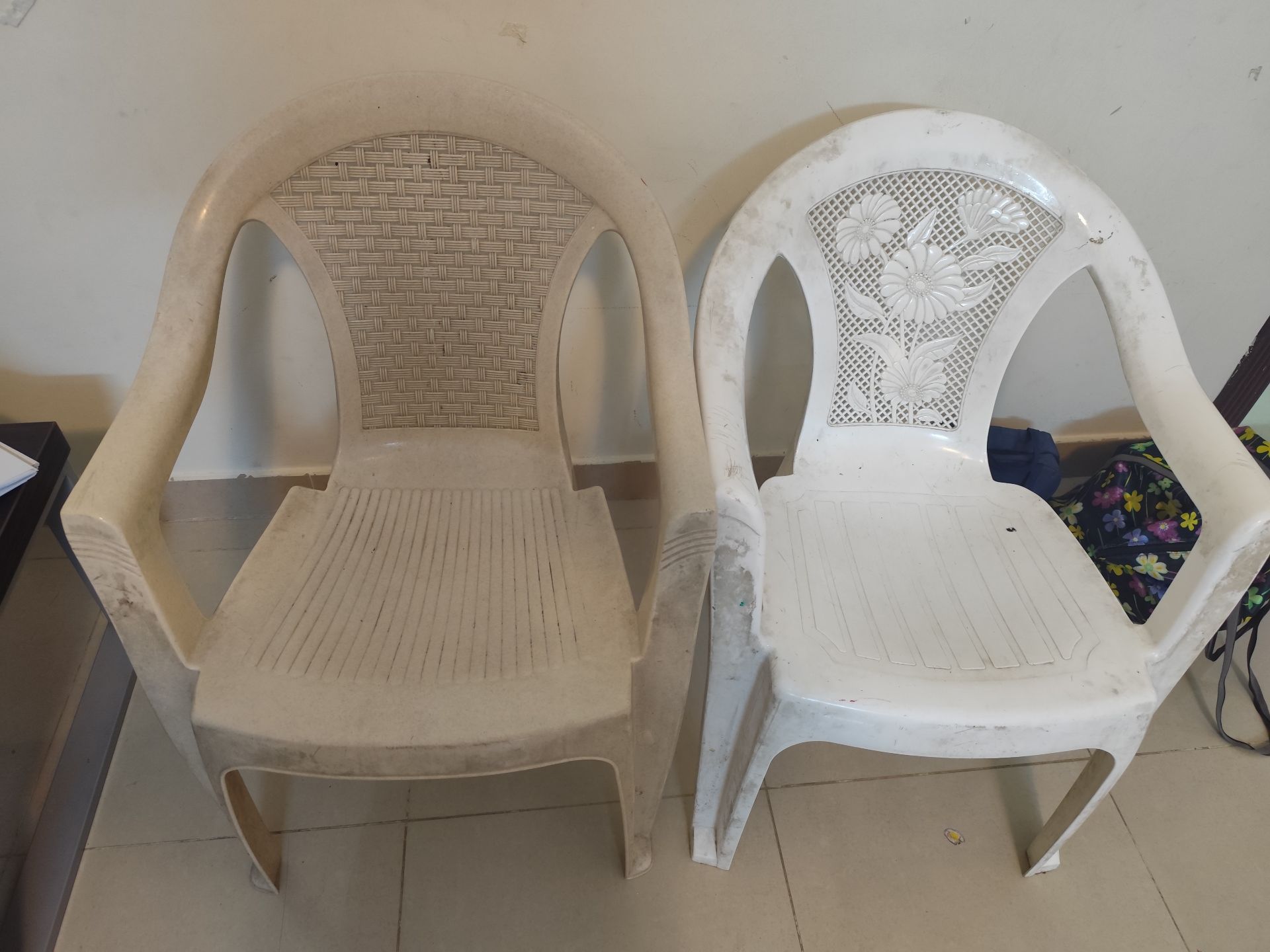2 No's Plastic Chair for sale - Image 1