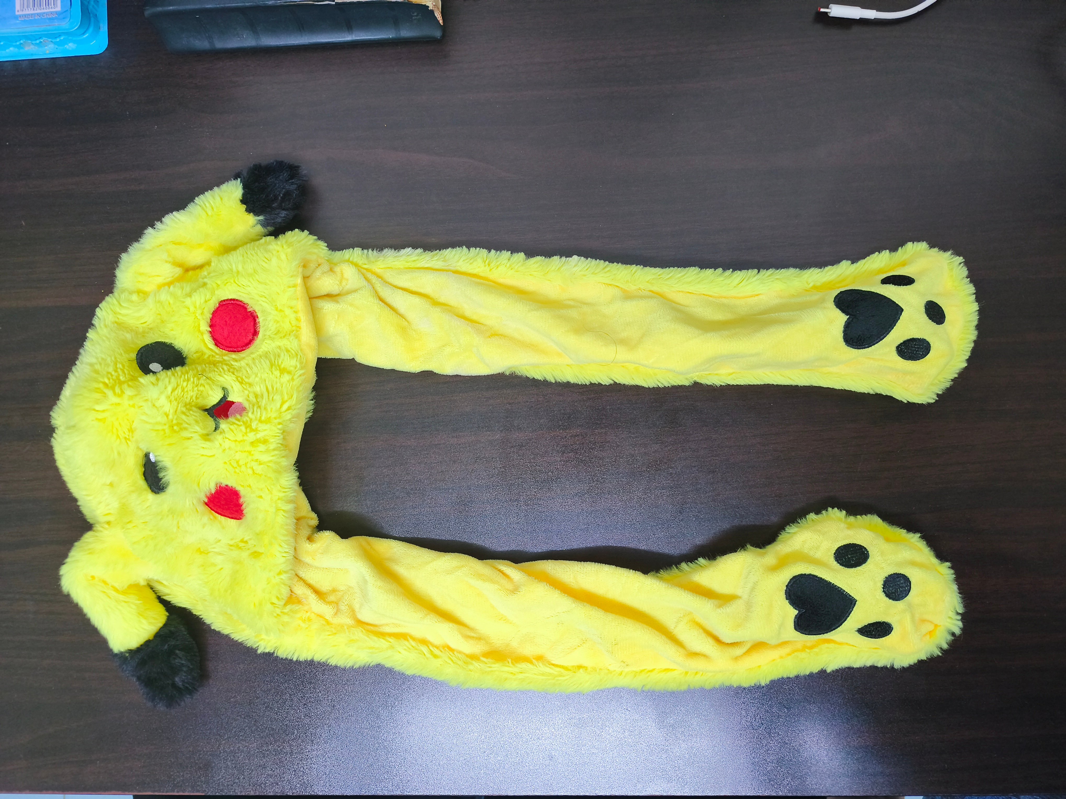 Pikachu Plush Winter Cap - Image 3