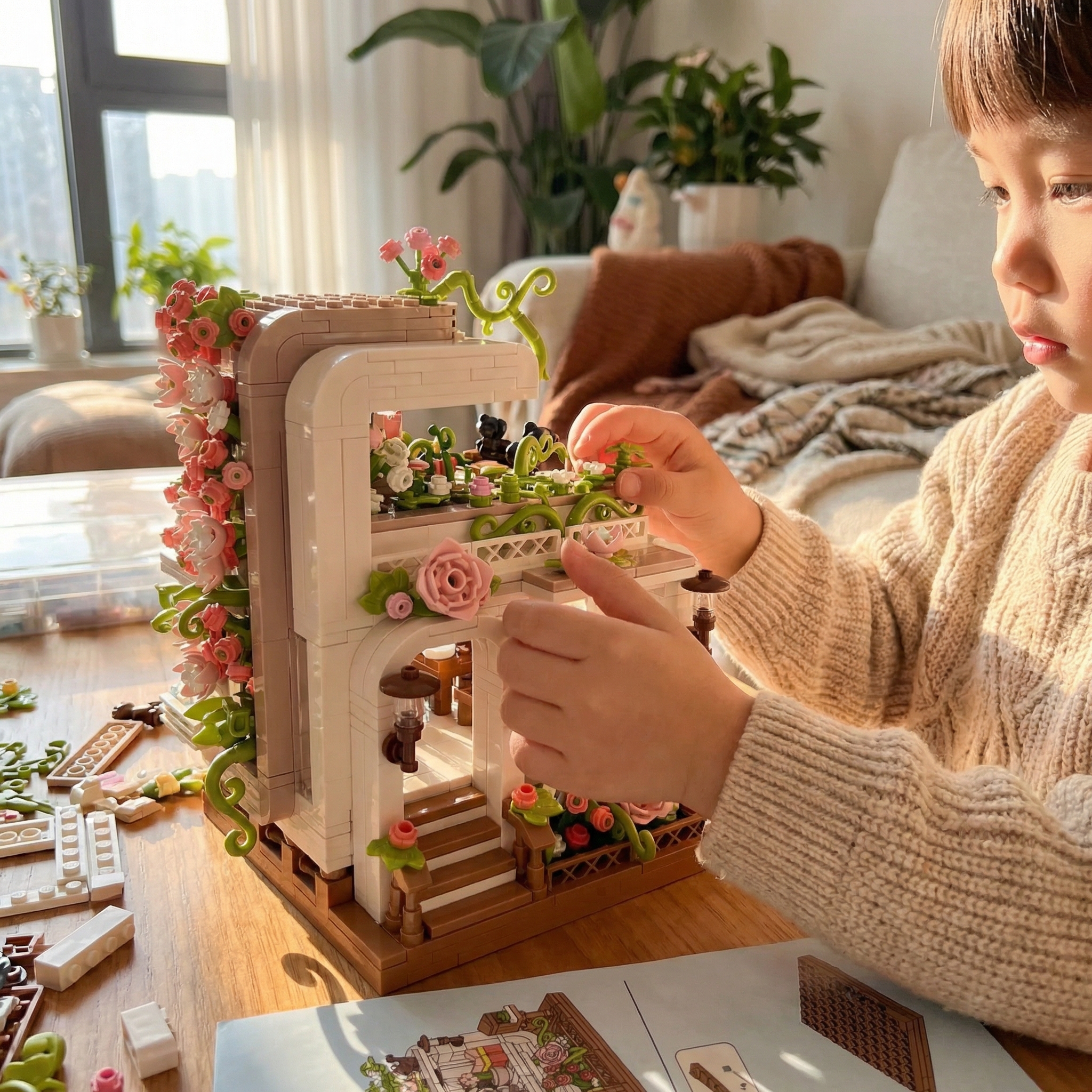 RAMBLERS Flower House Building Set – 1285 PCS - Image 6