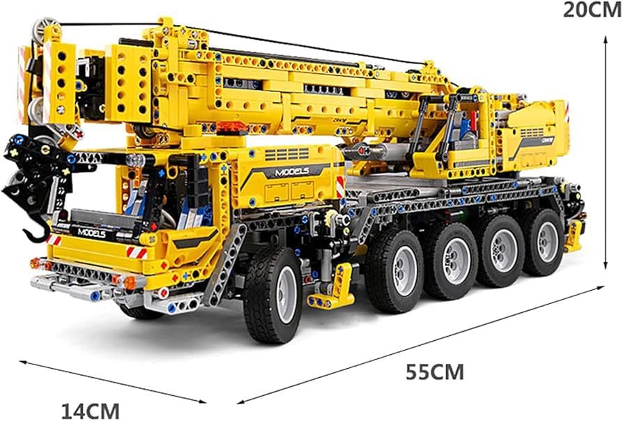 LEGO Type Mobile Crane with 2500+ pcs - Image 2