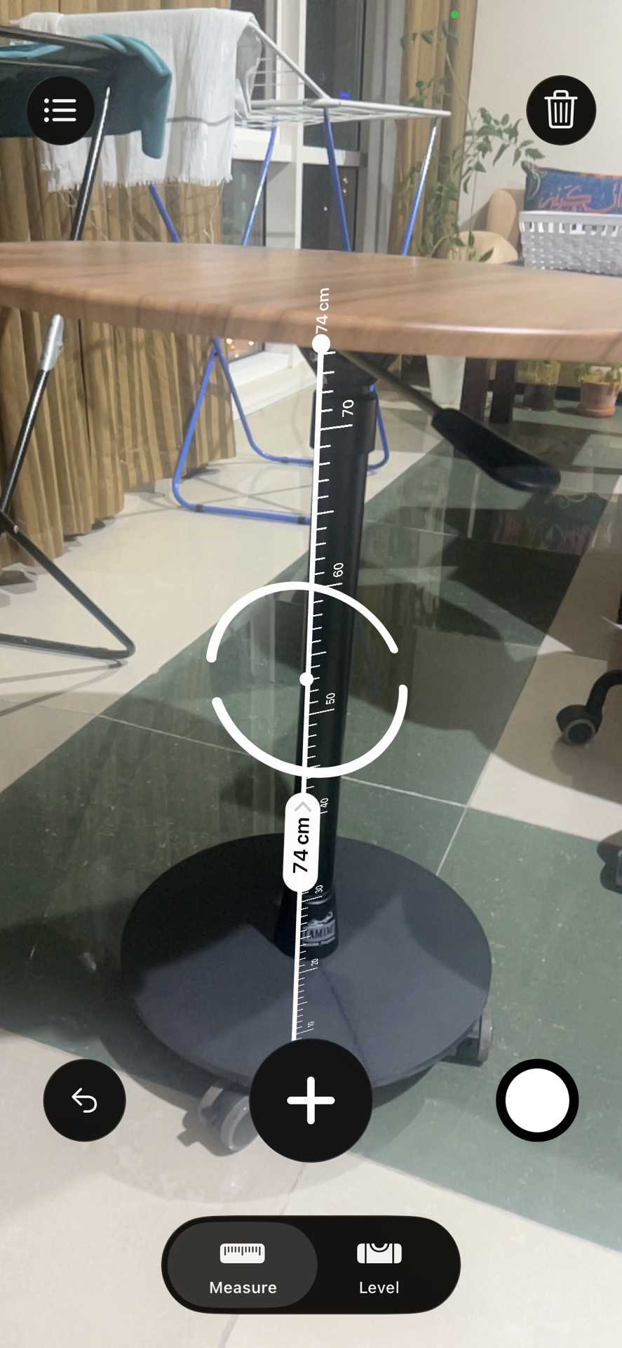 Hight Adjustable Round table with wheels - Image 5
