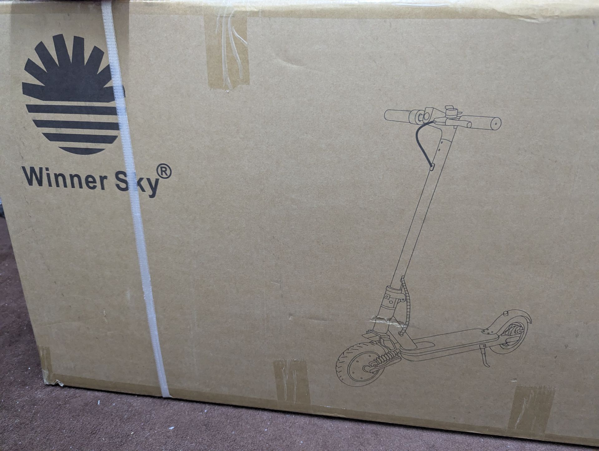New electric scooter for sale (box)

 with a clear digital display.

Comfortable - Image 8
