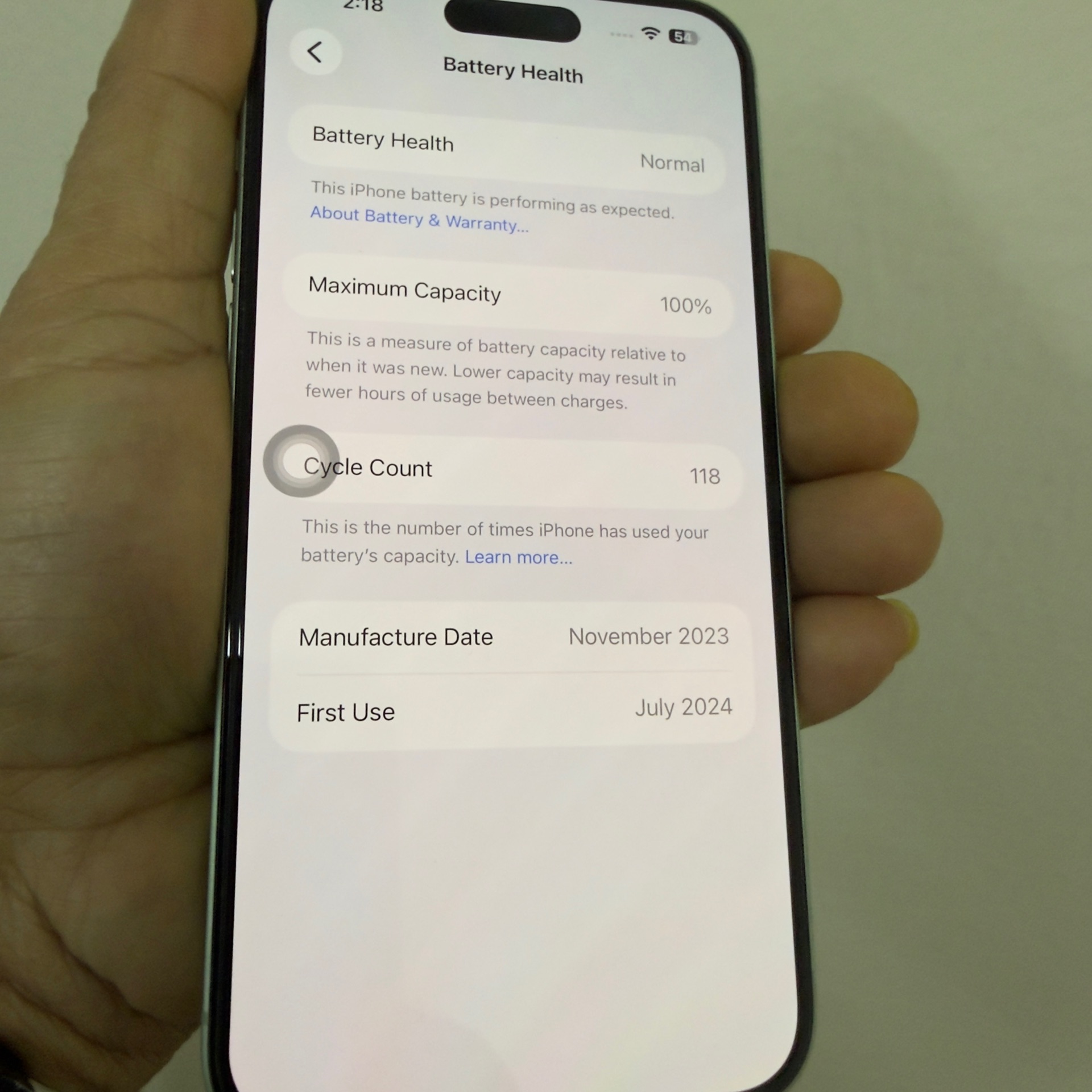 iPhone 15 Plus 512 gb  100% bh - Image 3