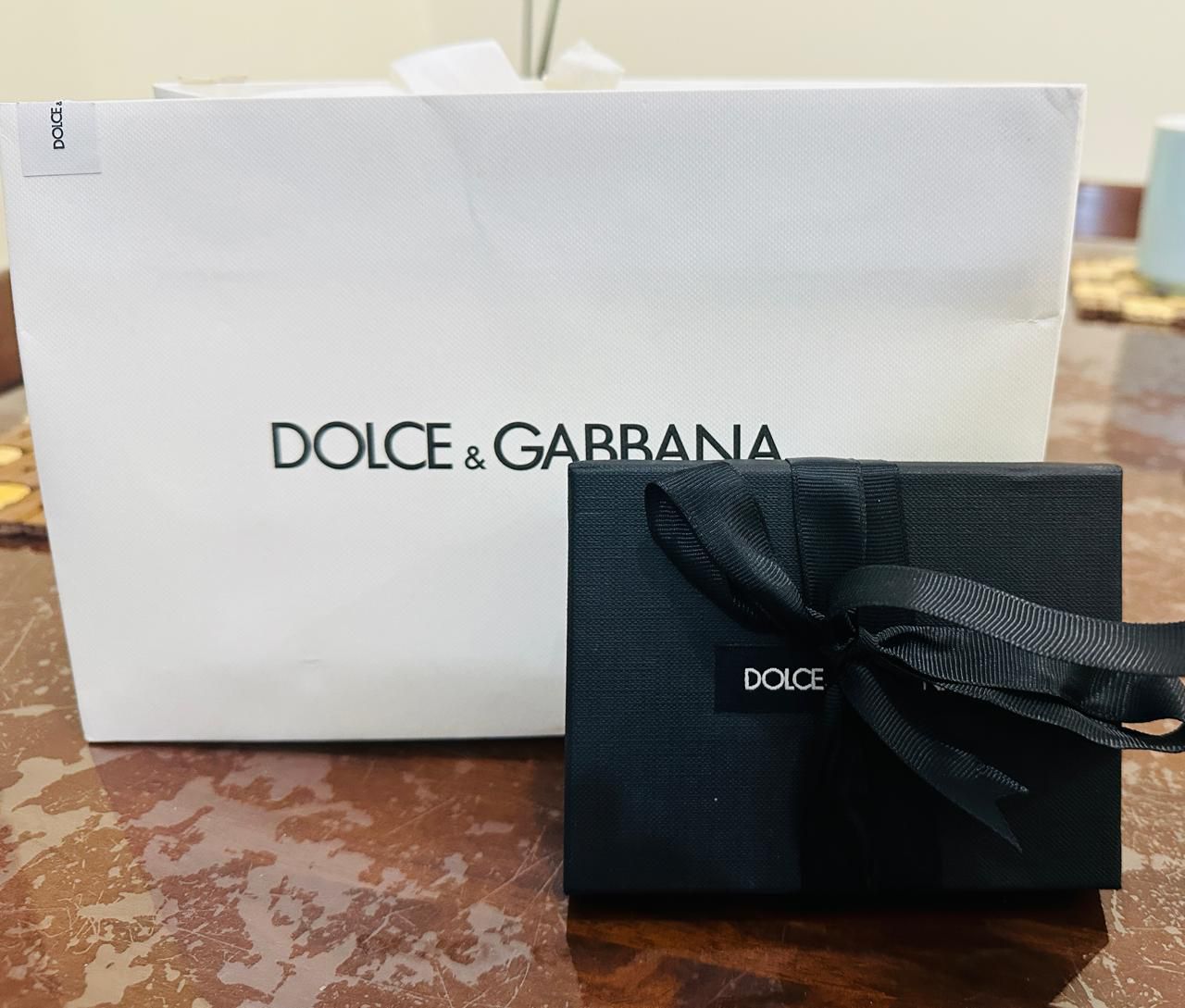 Dolce and Gabbana Calfskin card holder with branded plate | BI0330A10018M073 - Image 3