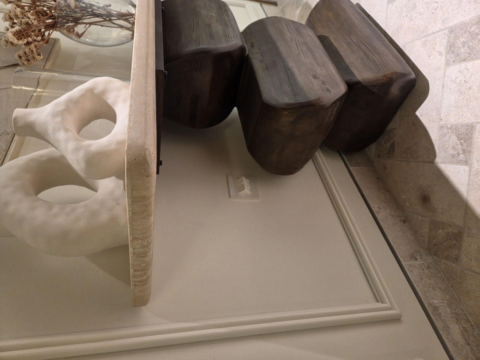 Pebble Console Table with Mirror - Image 7