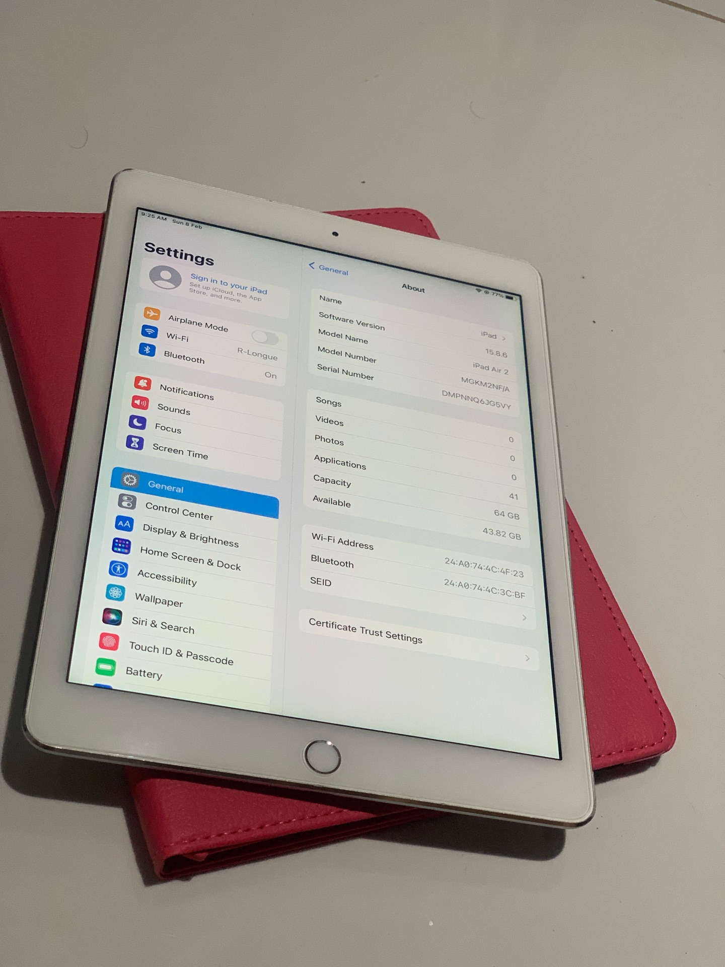 iPad Air2 64gb wifi - Image 2