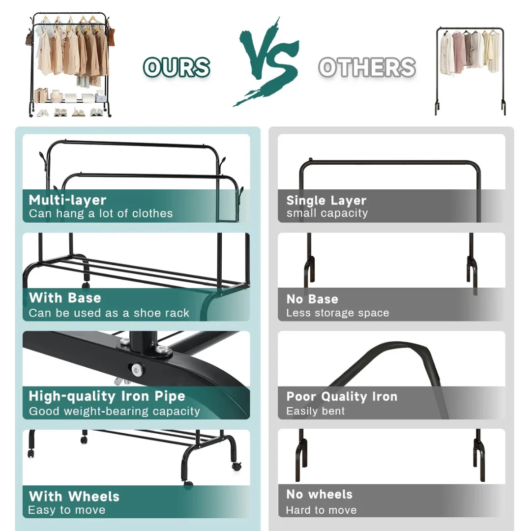 Clothes Hanger Double Layer - Image 4