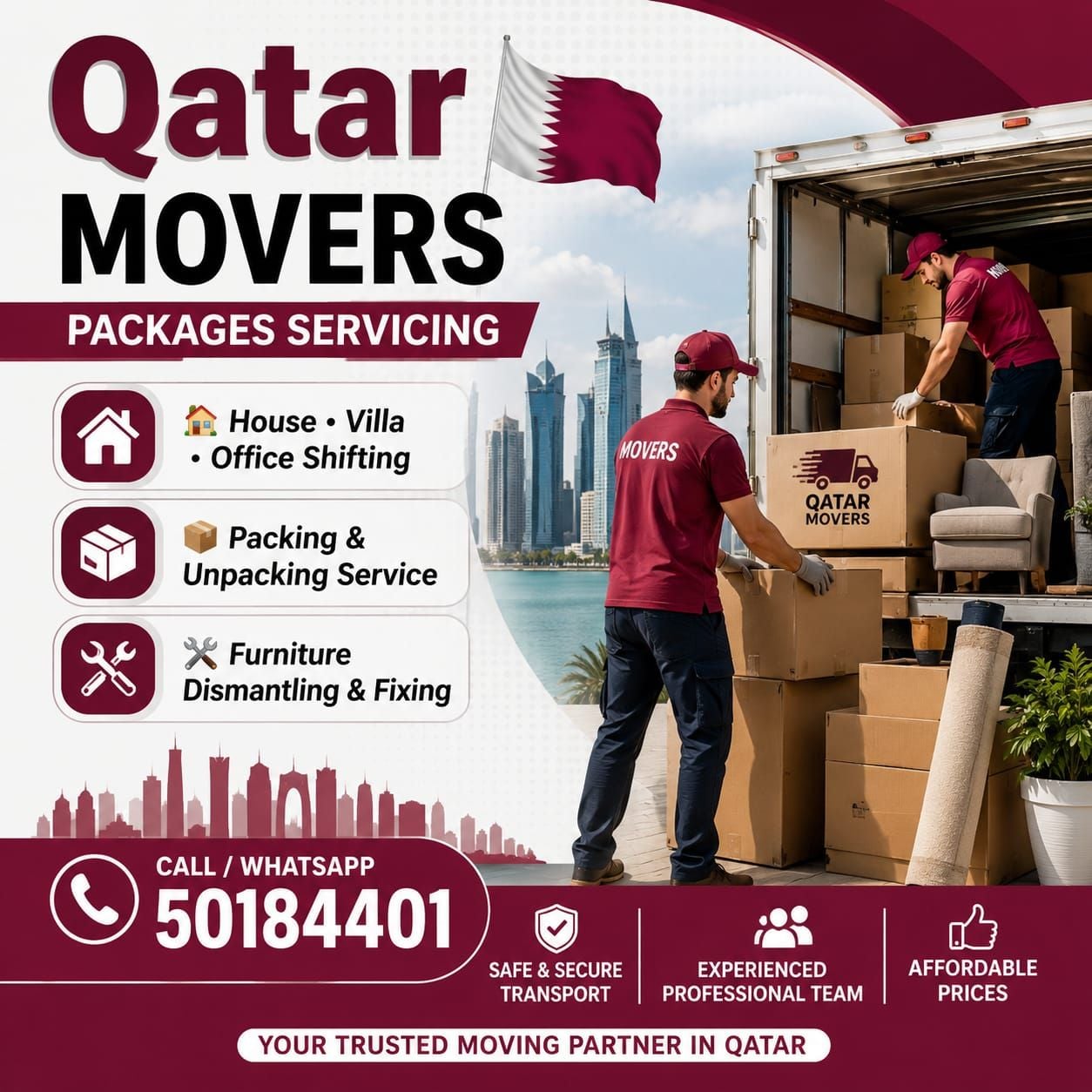 Qatar Moving  Shifting Packaging Service  In Company, - Image 3