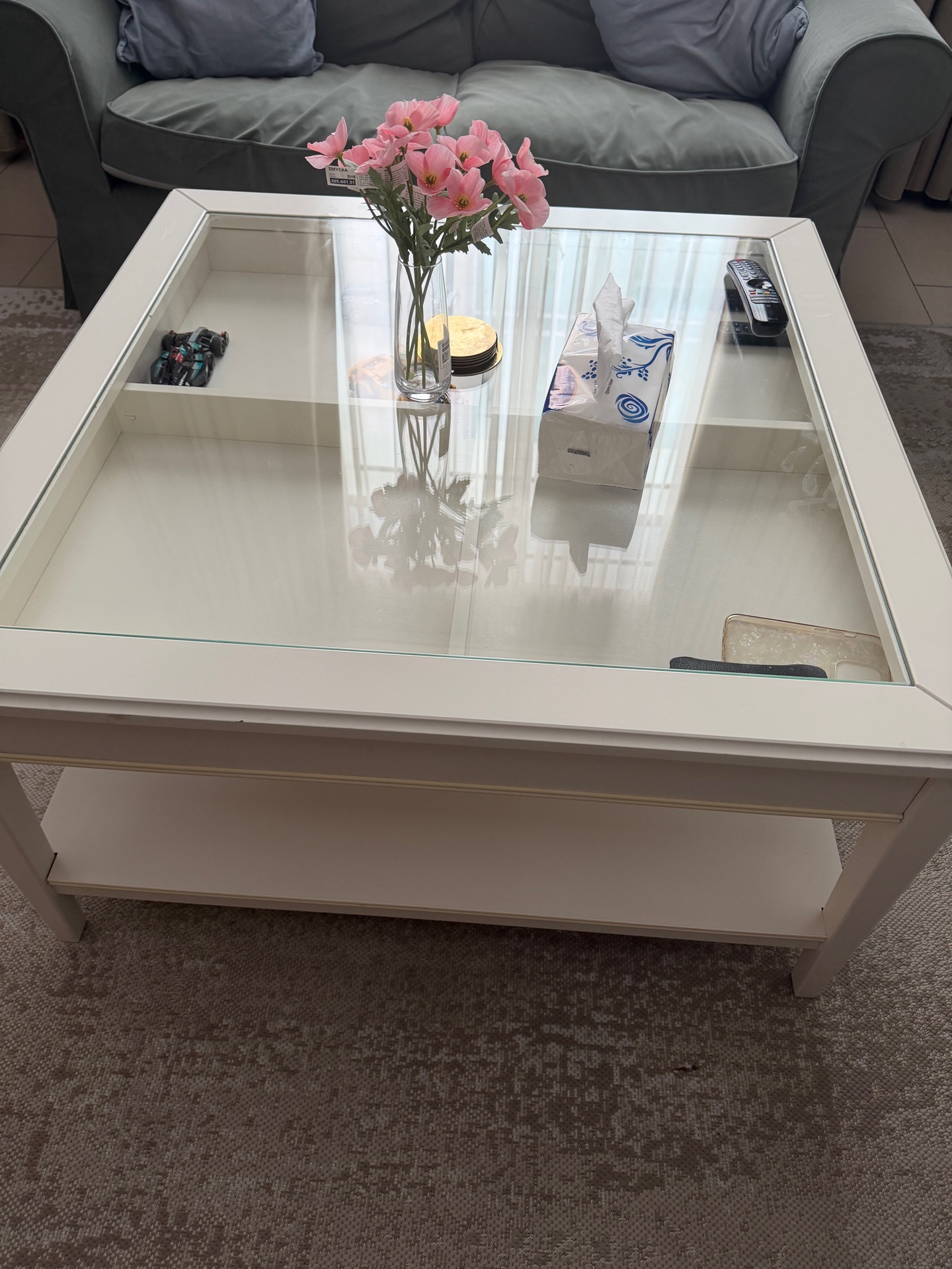 IKEA LIIATORP Coffee Table — White, Glass Top — Excellent Condition - Image 8