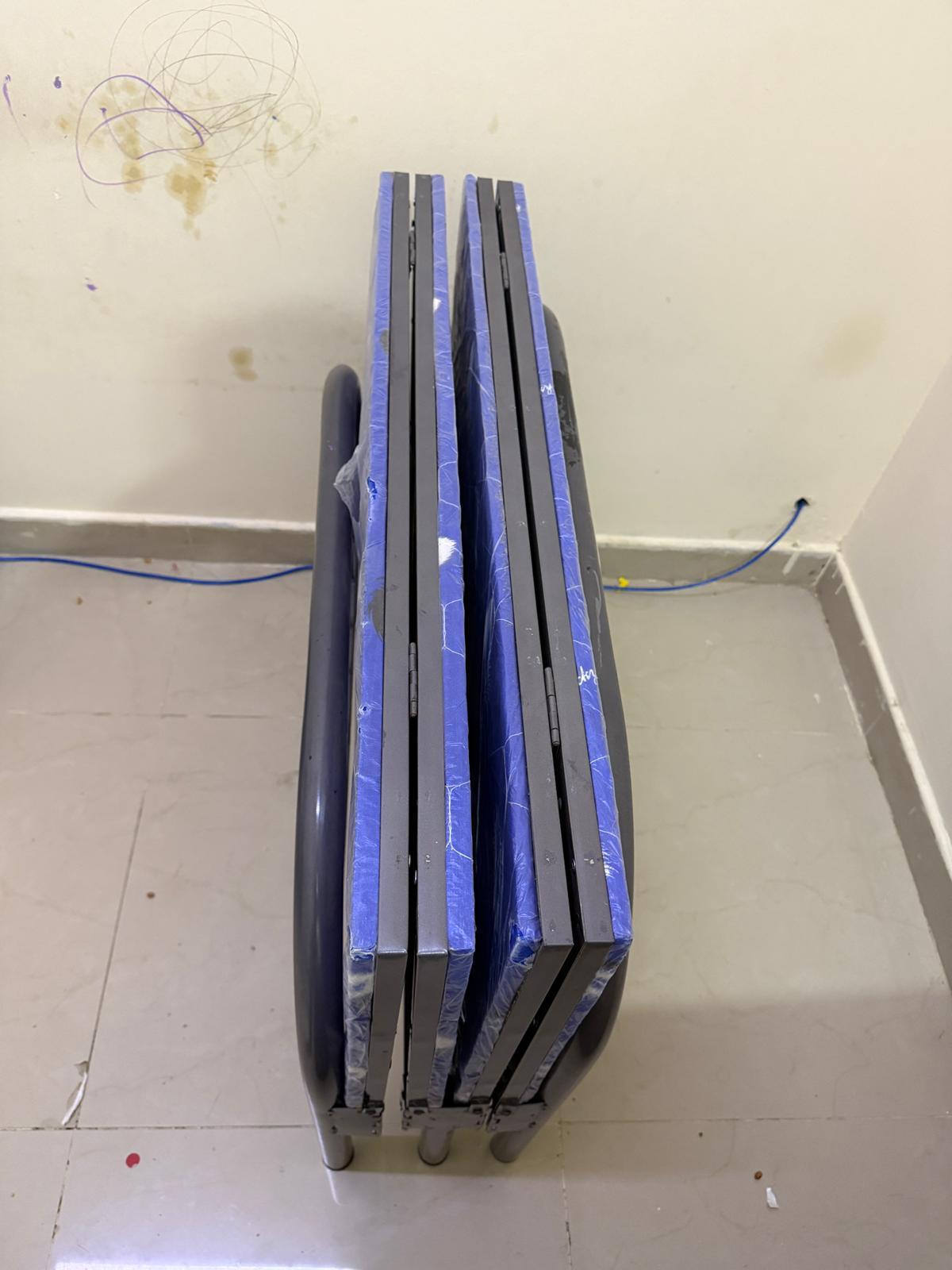 Foldable Bed with Mattress for Sale - Image 4