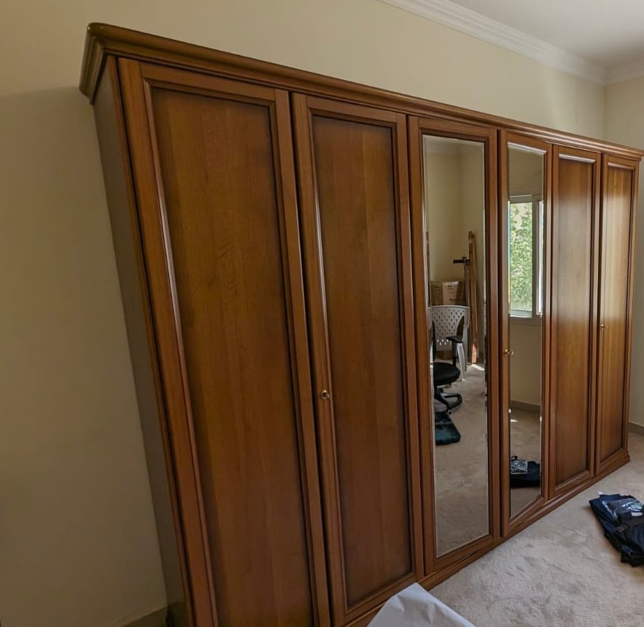 Wardrobe (Light Brown) (PACKED & DISASSEMBLED) - Image 2