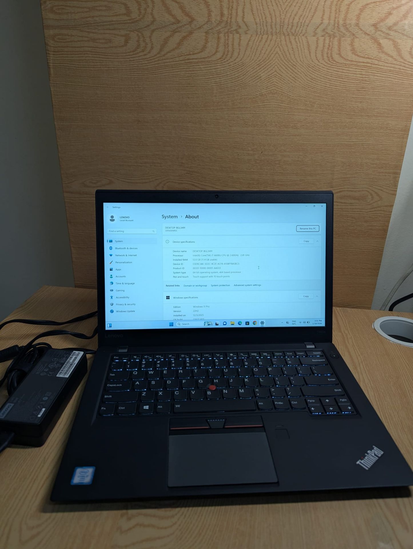 Lenovo Thik pad yega 460 _360 ° touch  - Image 7