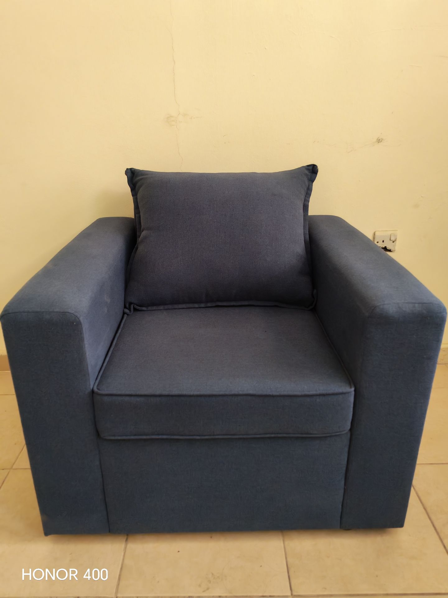 Turquoise Blue Sofa - Image 3