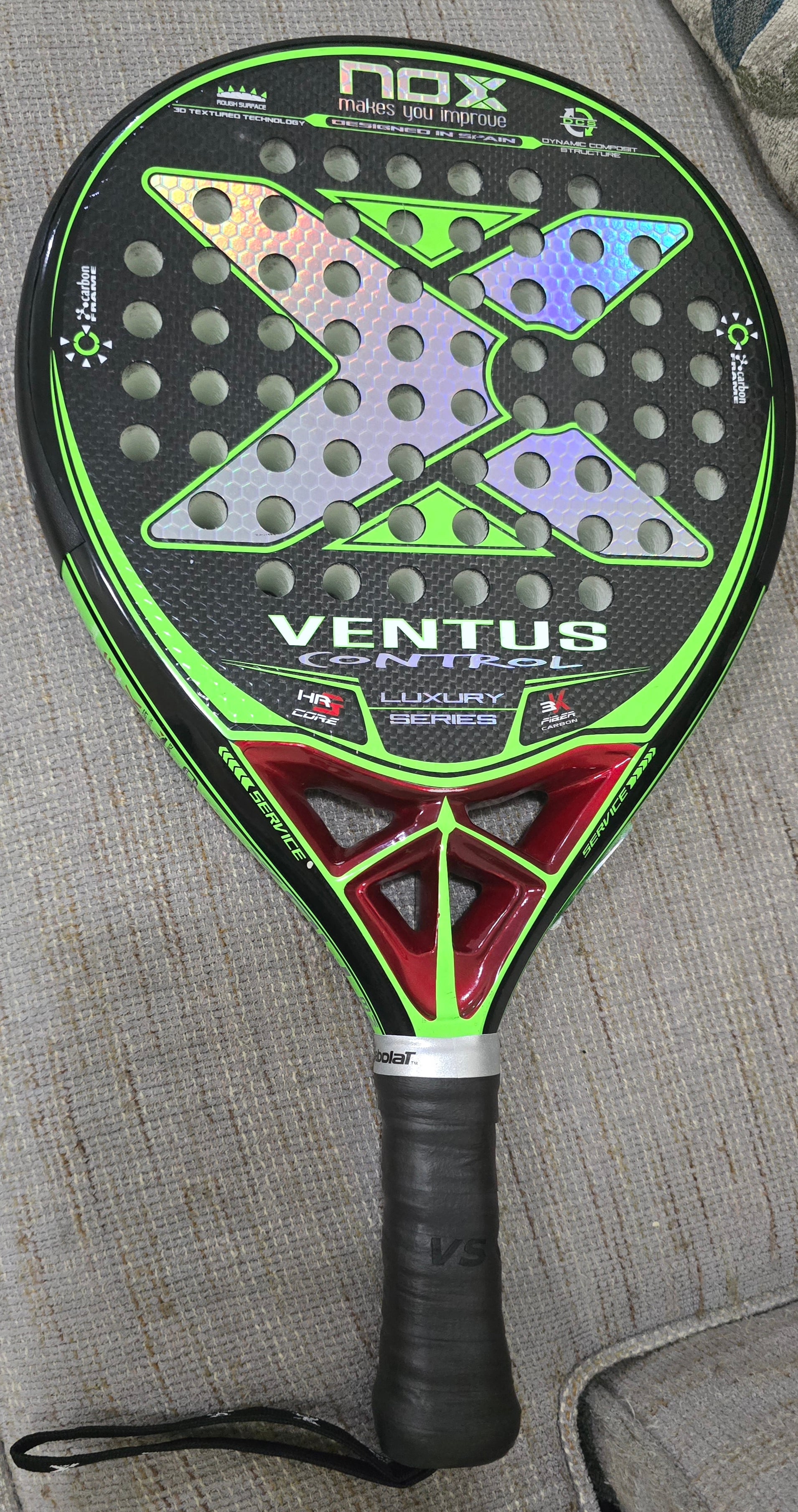 NOX Ventus Control Padel Racket (used once) (for beginner) - Image 1