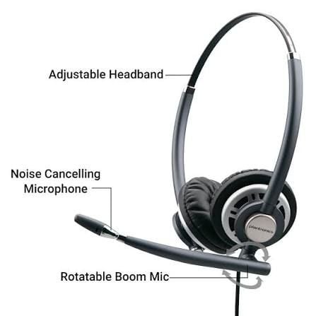 Plantronics HW720 EncorePro Wideband Headset (78712-101) - Image 2