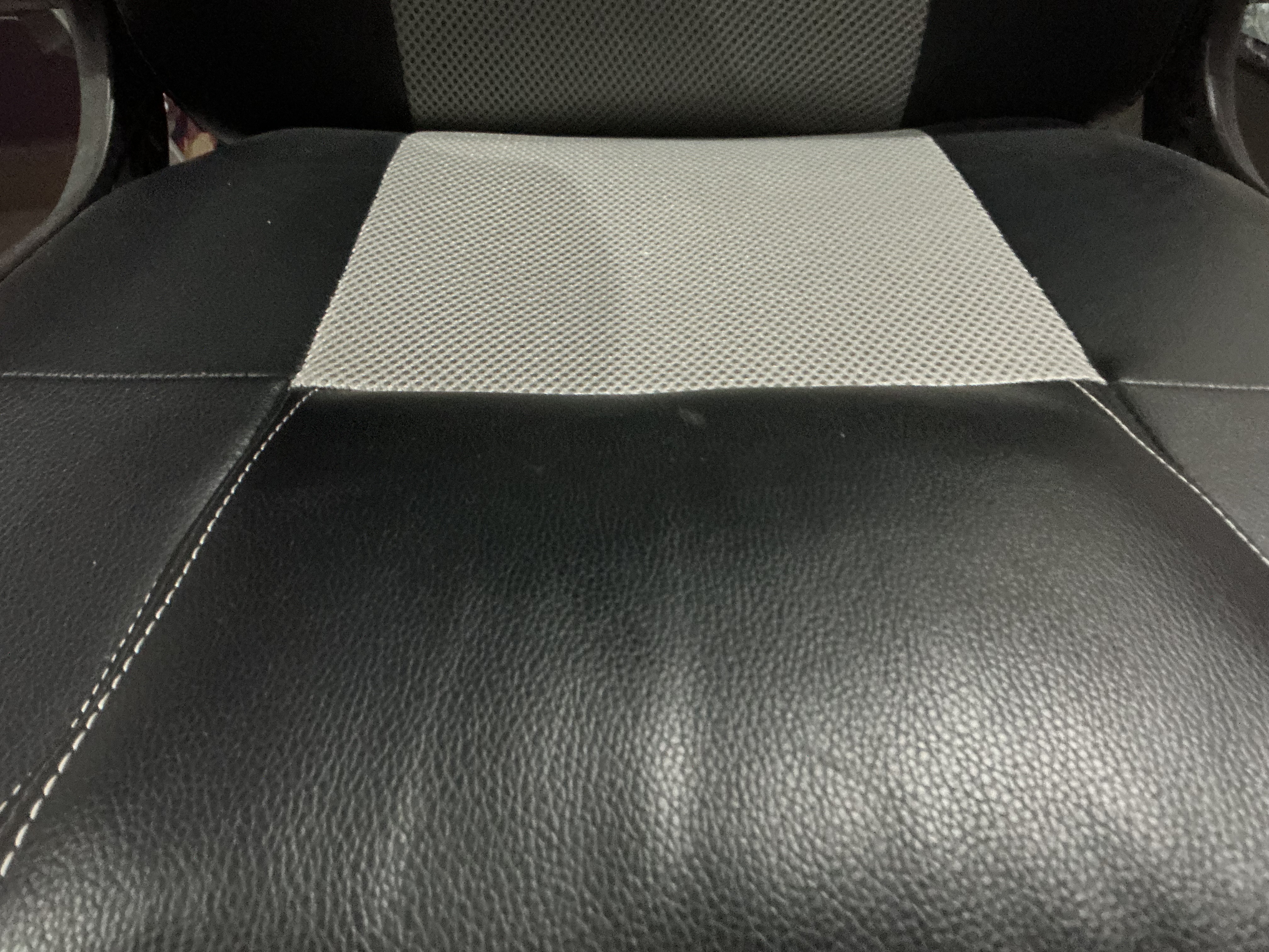 Brand New Leather Jet Black Office Chair - Image 3