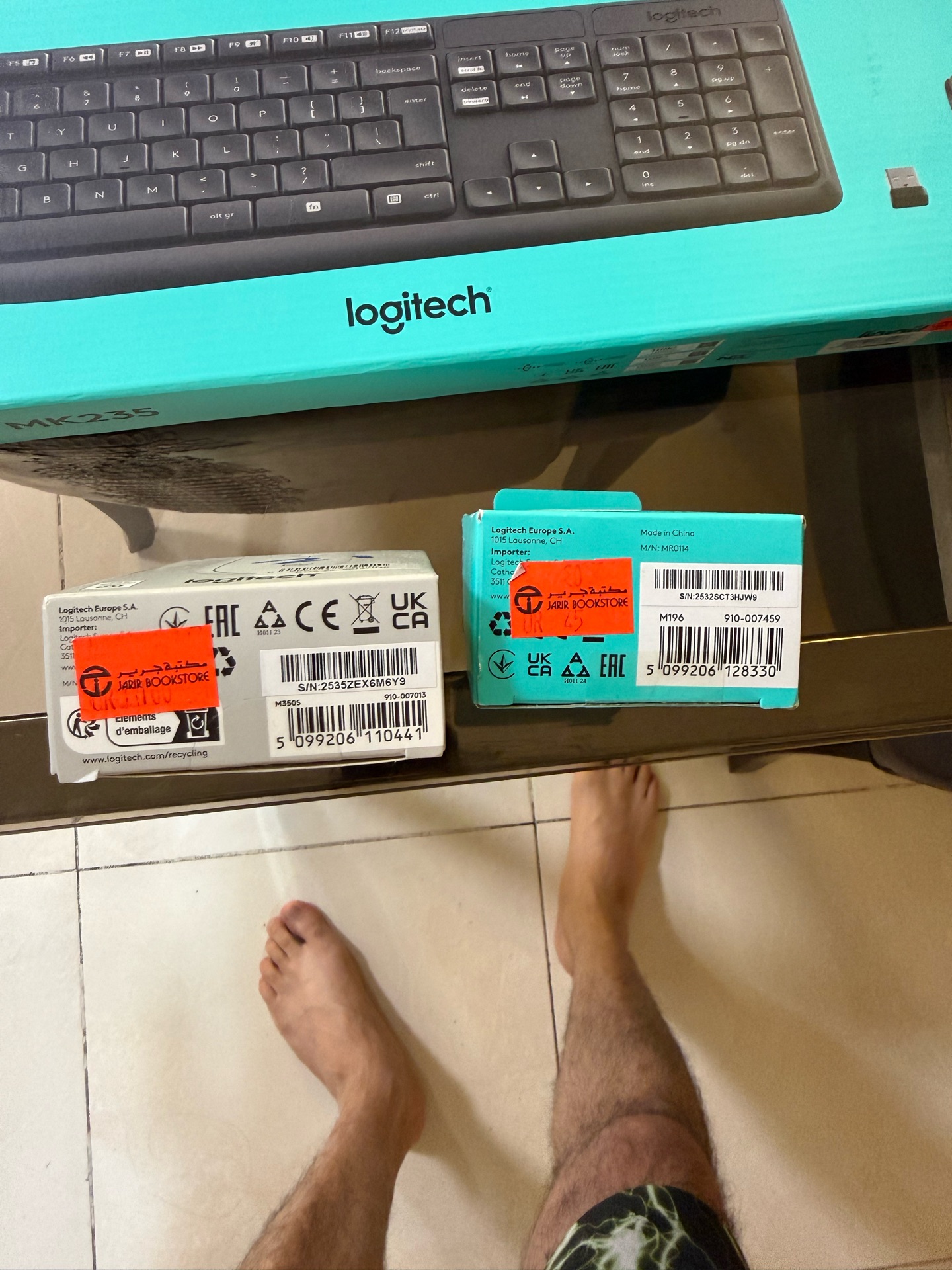 New keyboard and mouse And office items, most of which are new at a low price - Image 7