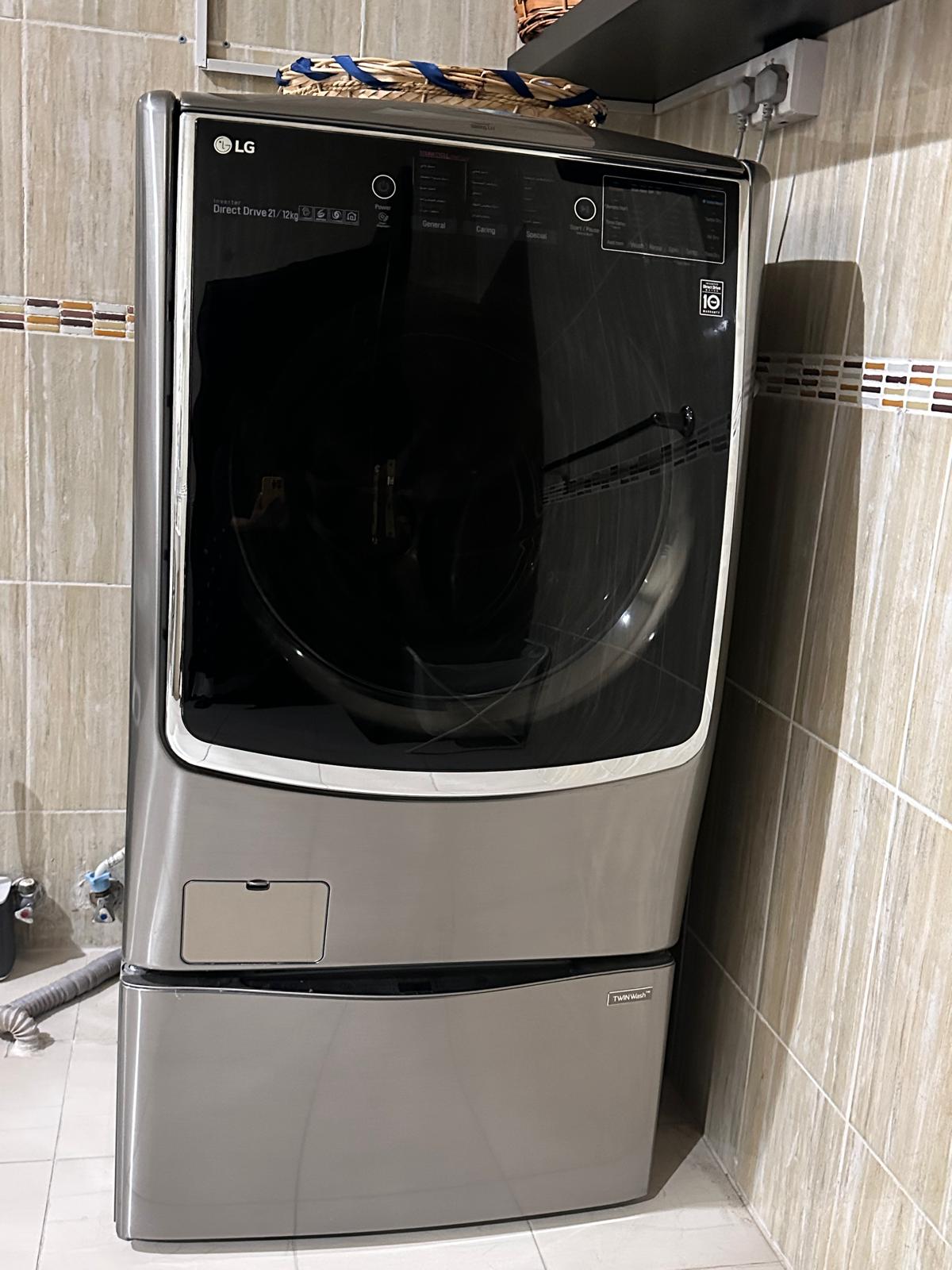 lg twin wash washing machine 21 kg+3.5kg - Image 2