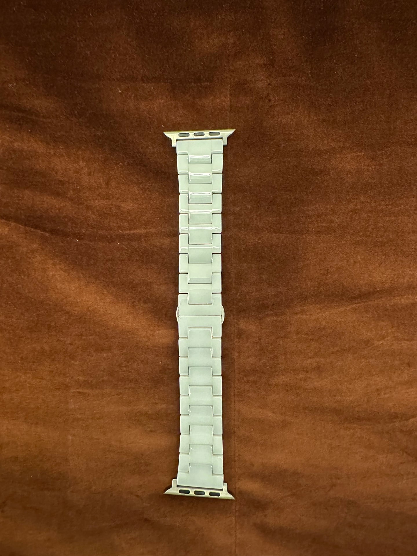 Apple watch metal band - white for Apple watch 42-46 + Ultra - Image 1