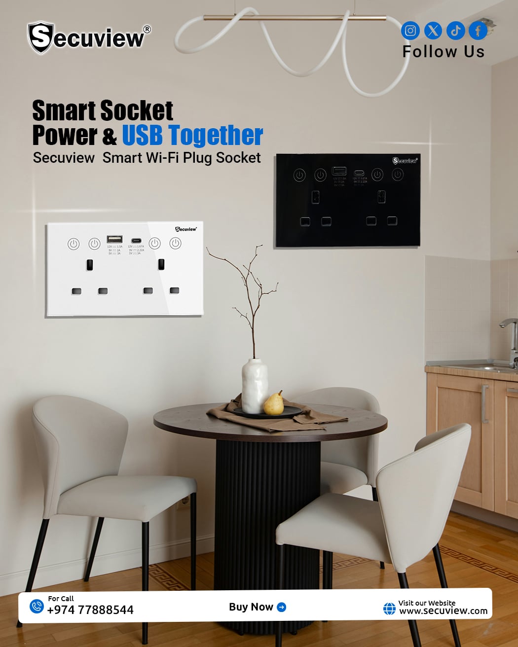 Secuview Smart Plug Socket - Image 1