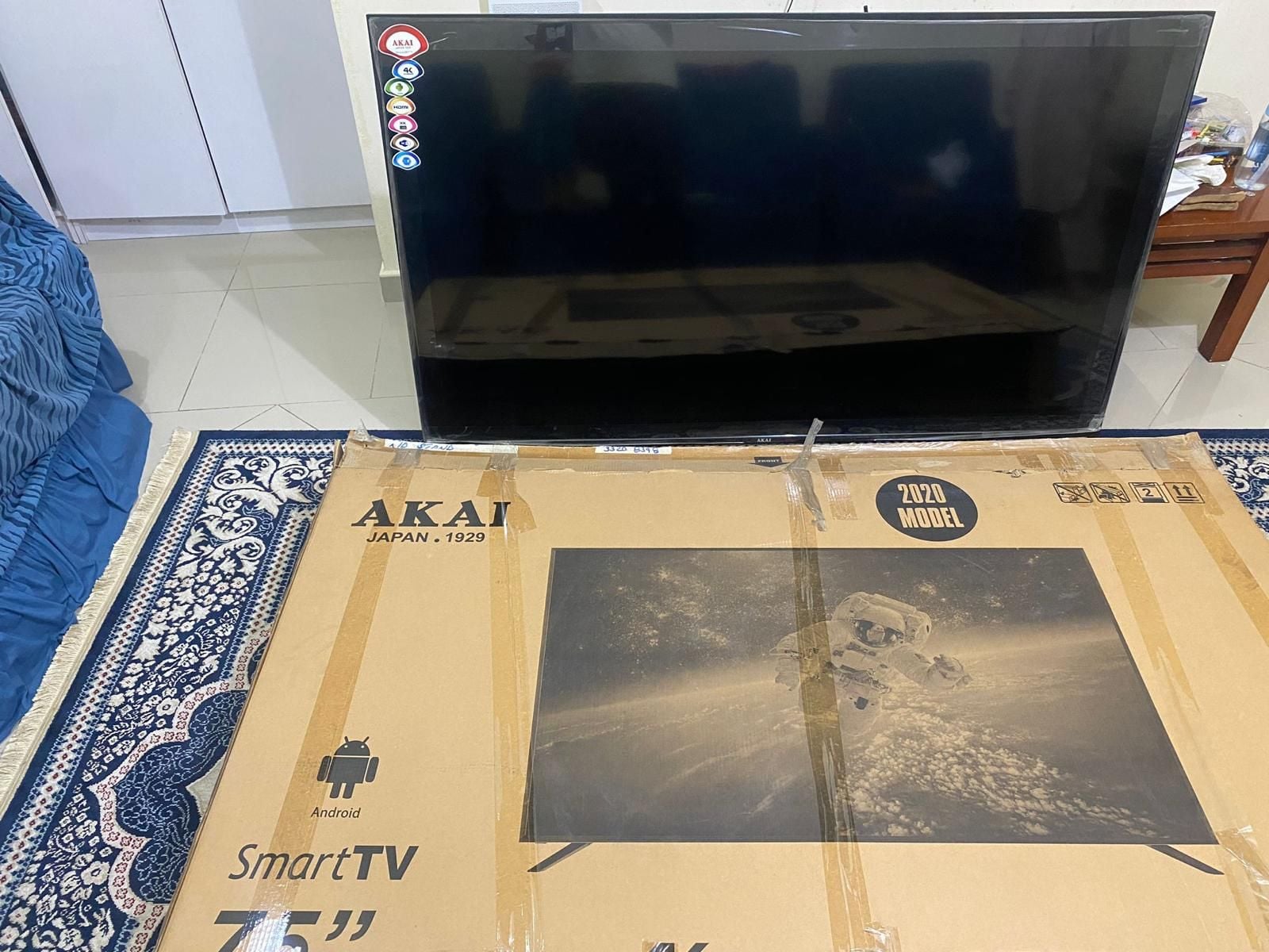 Brand New 75-inch Akai 4K Android Smart TV - Unused in Box - Image 7